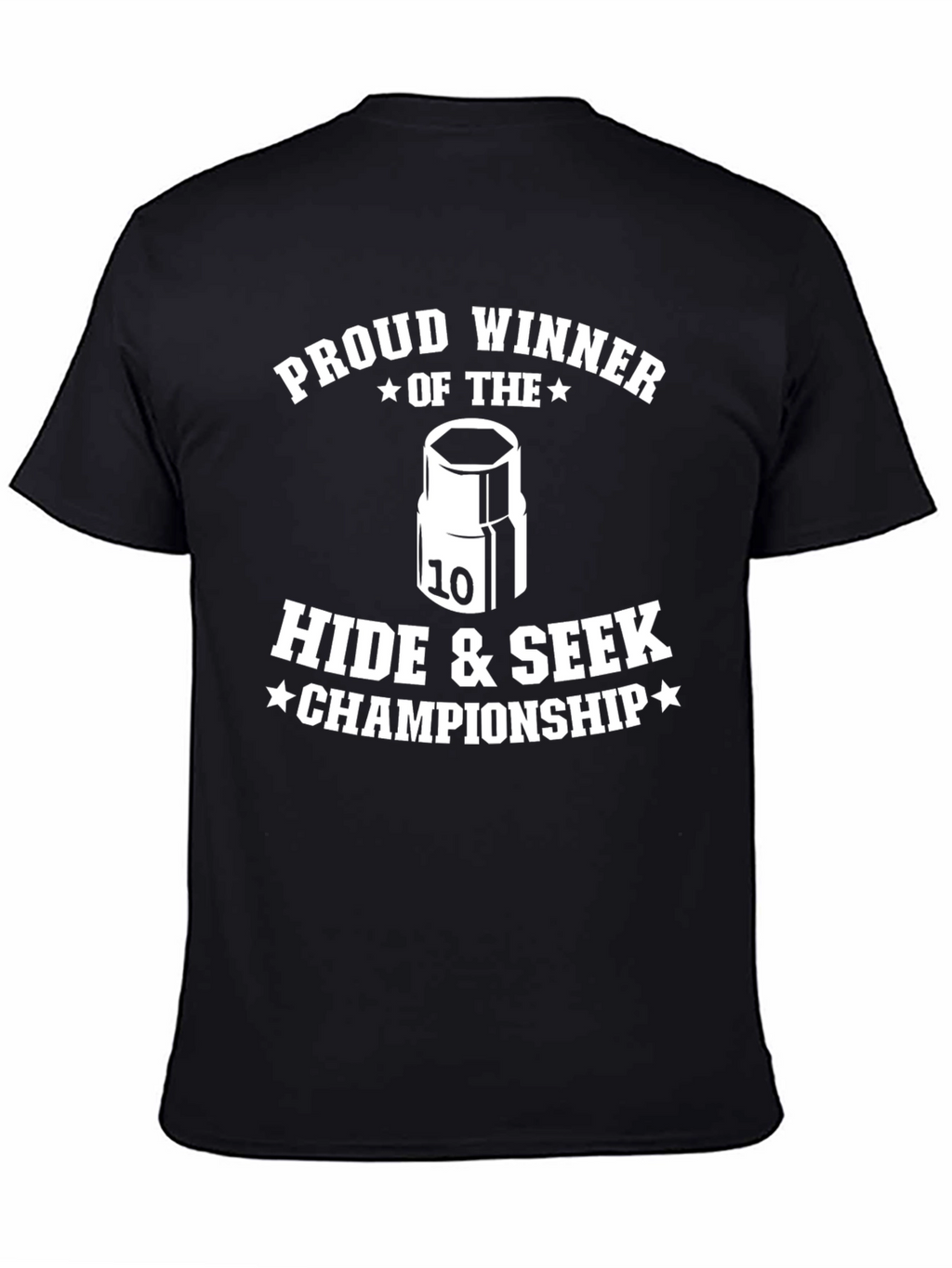 Proud Winner Hide & Seek T-Shirt Black