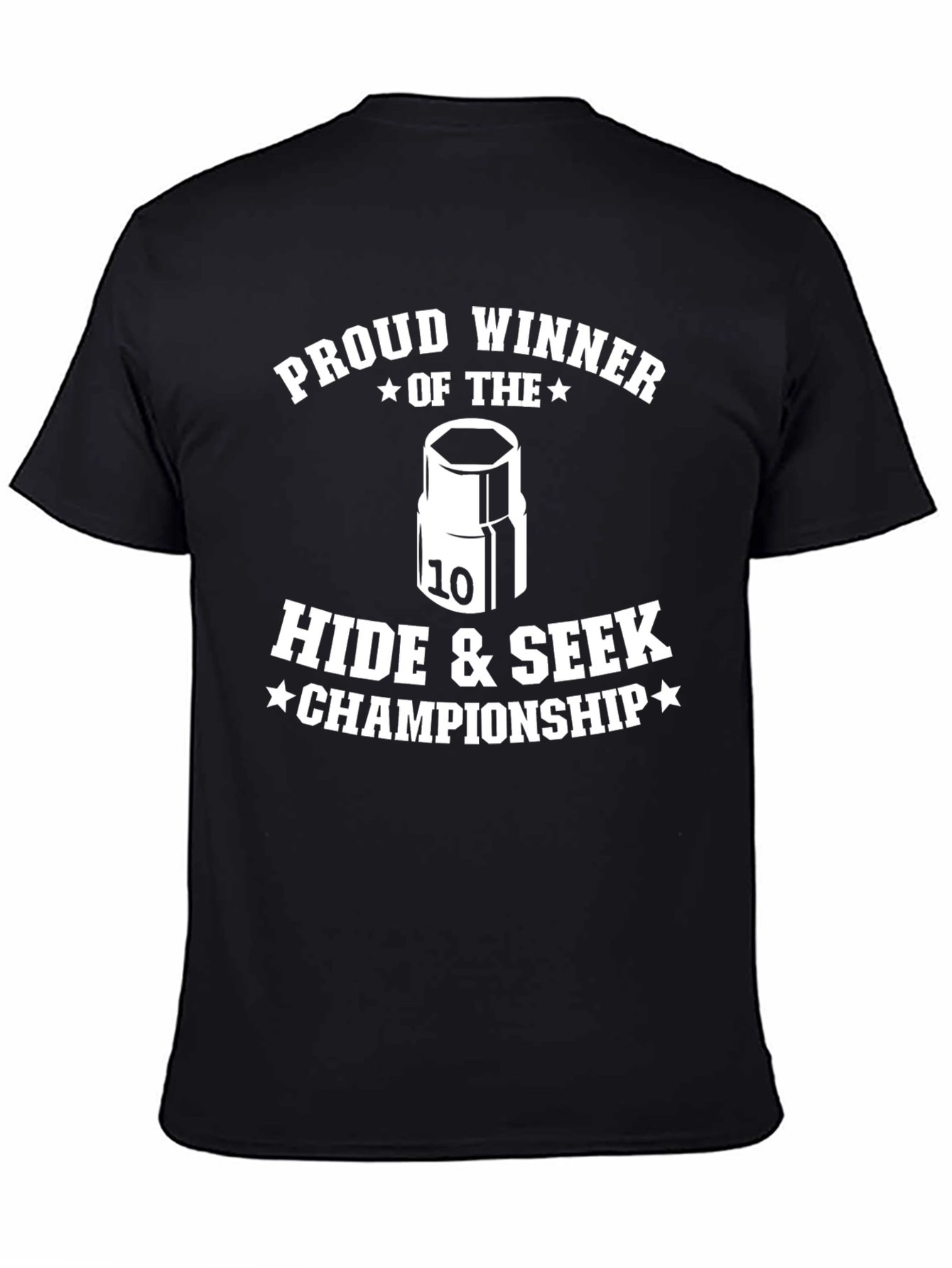 Proud Winner Hide & Seek T-Shirt Black