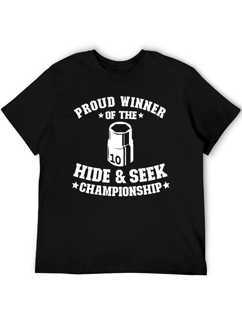 Proud Winner Hide & Seek T-Shirt Black