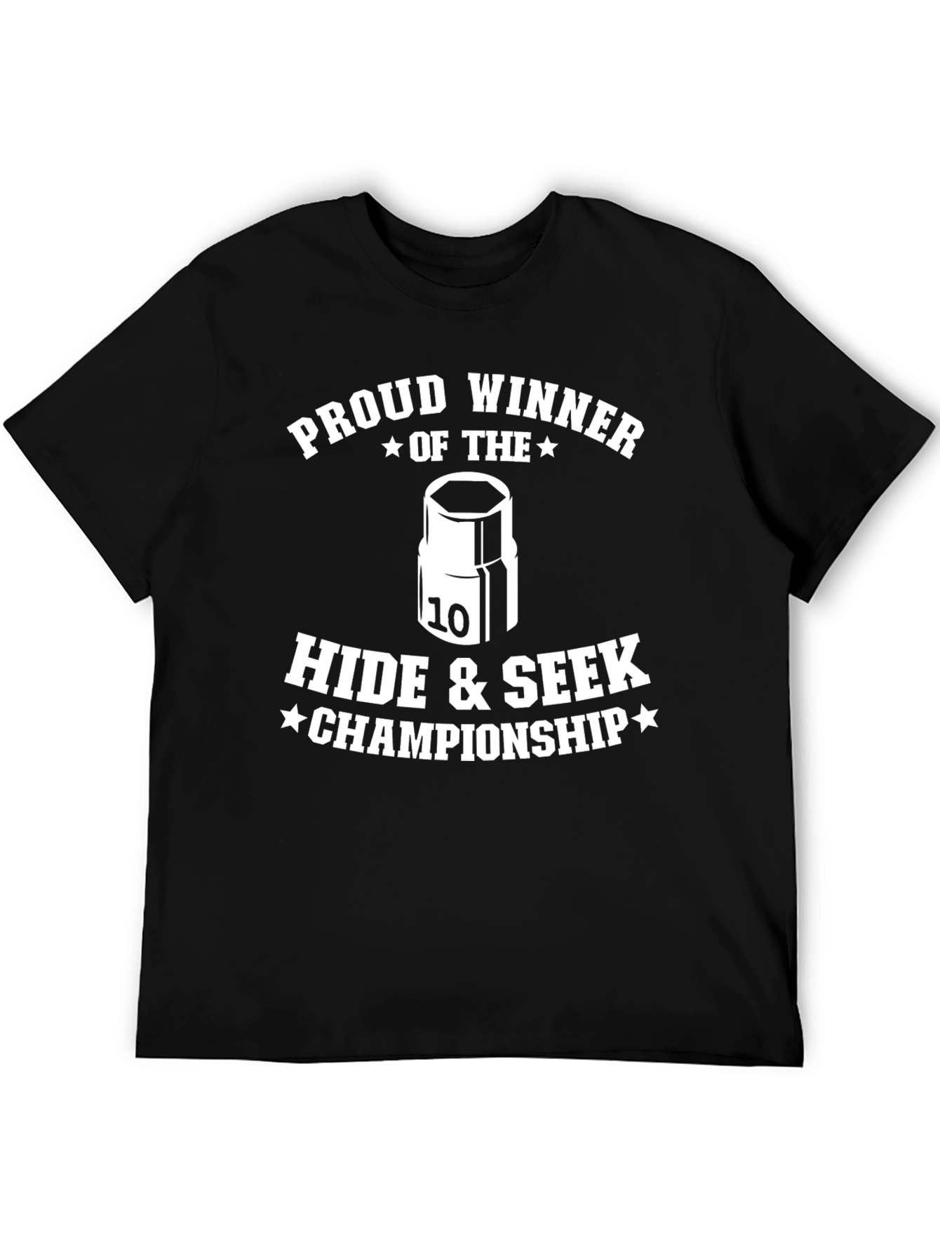 Proud Winner Hide & Seek T-Shirt Black