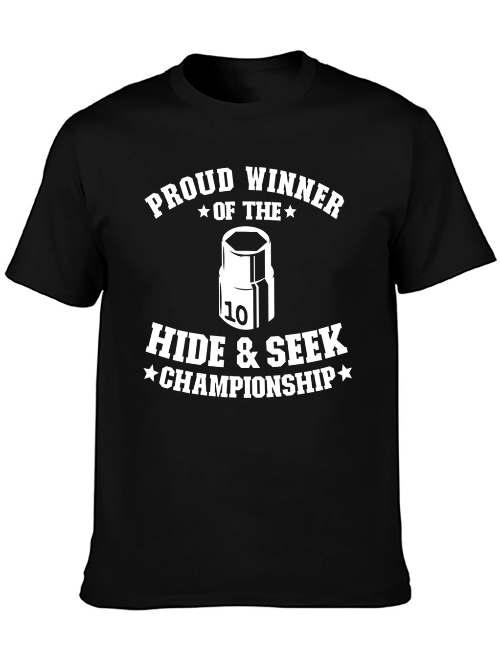 Proud Winner Hide & Seek T-Shirt Black