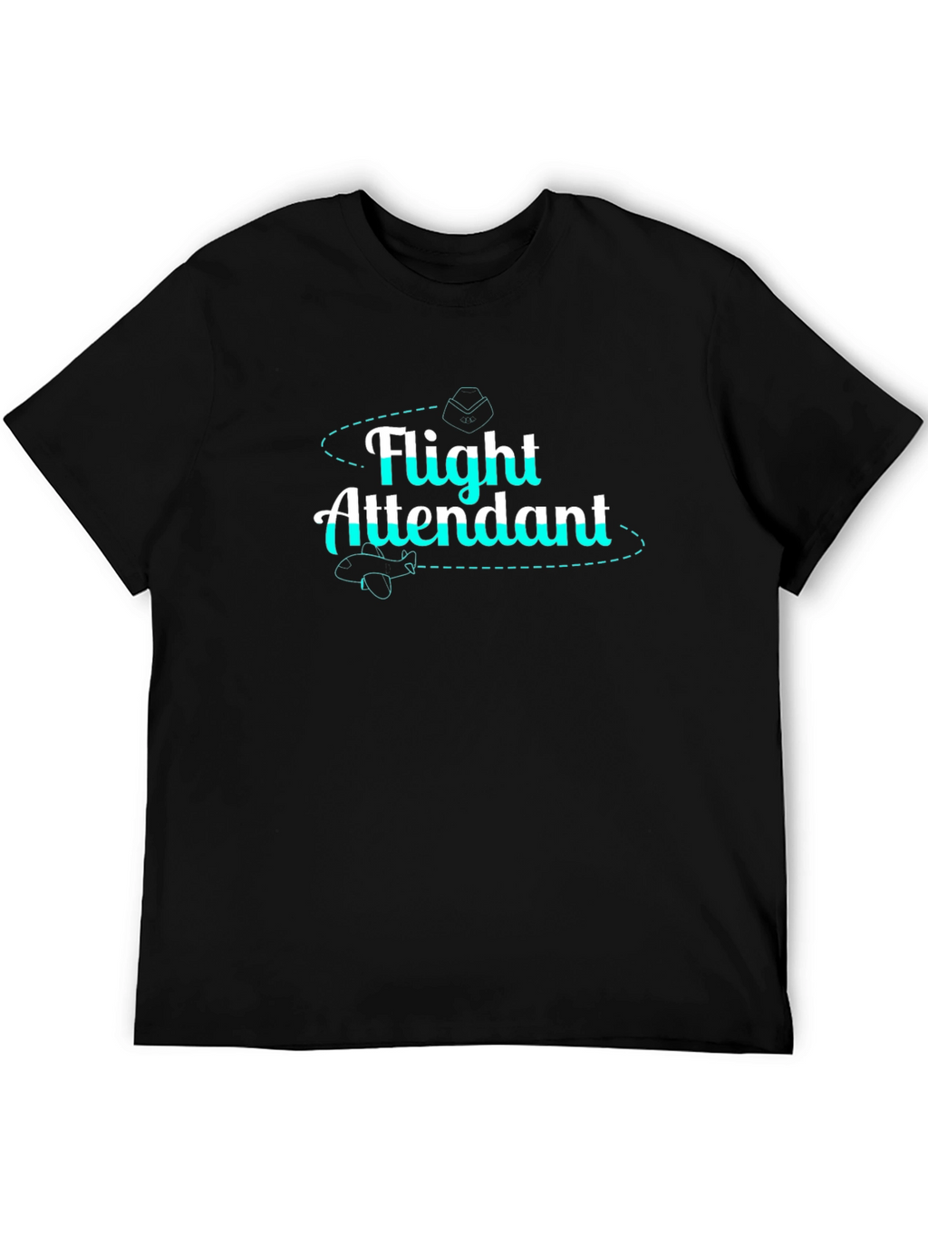 Flight Attendant Black T-Shirt