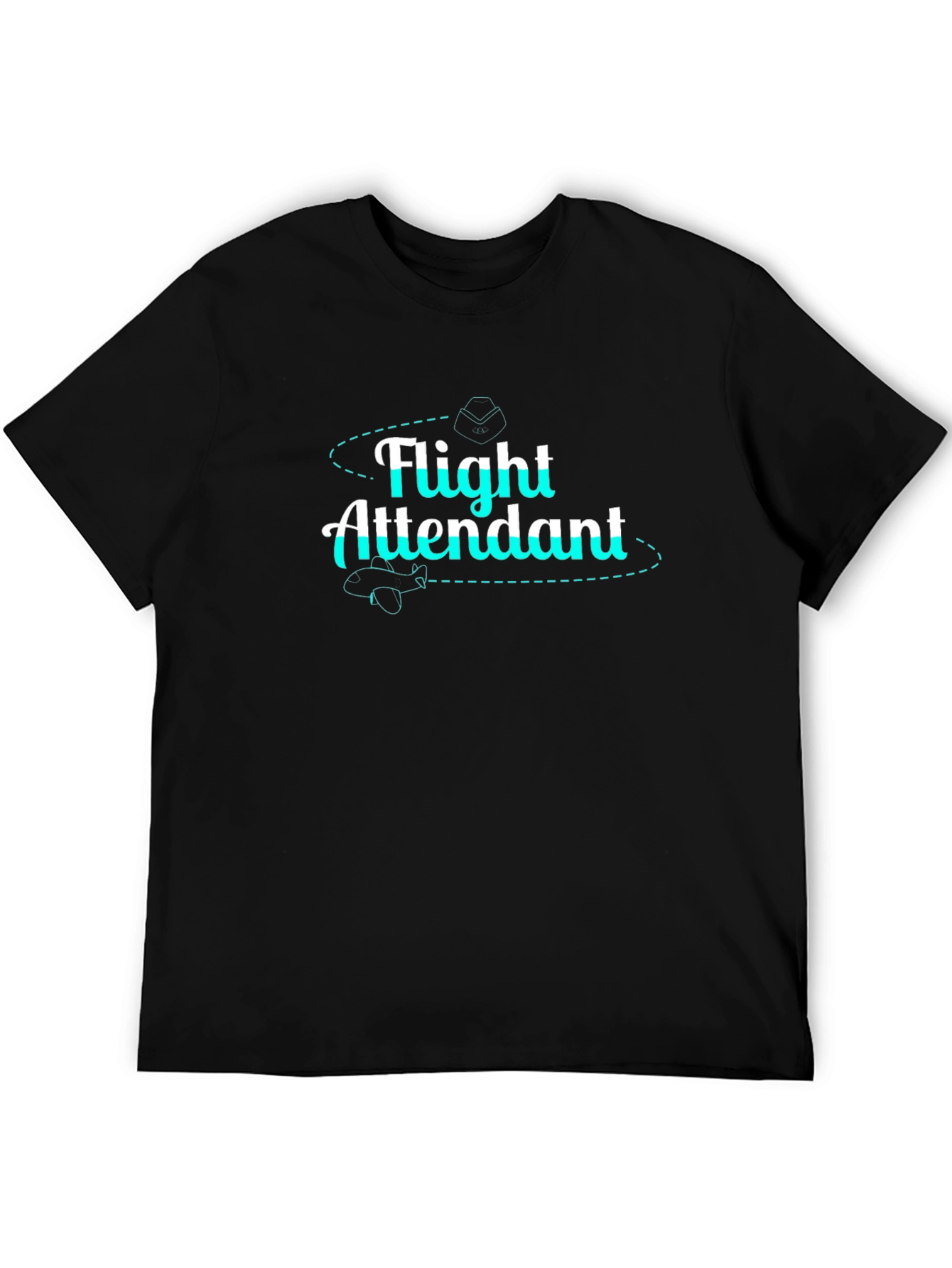 Flight Attendant Black T-Shirt