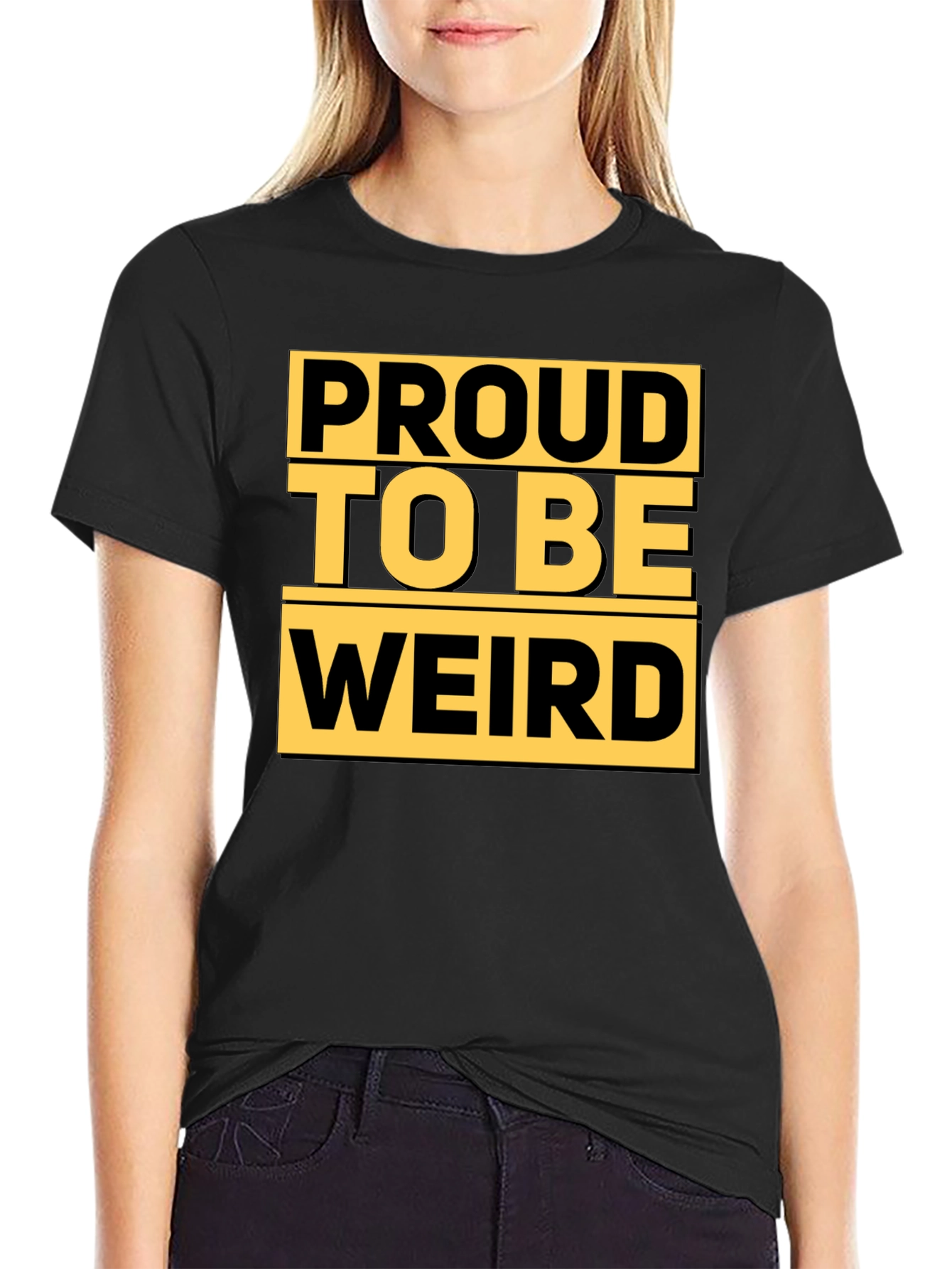 Proud to Be Weird T-Shirt - Black Graphic Tee