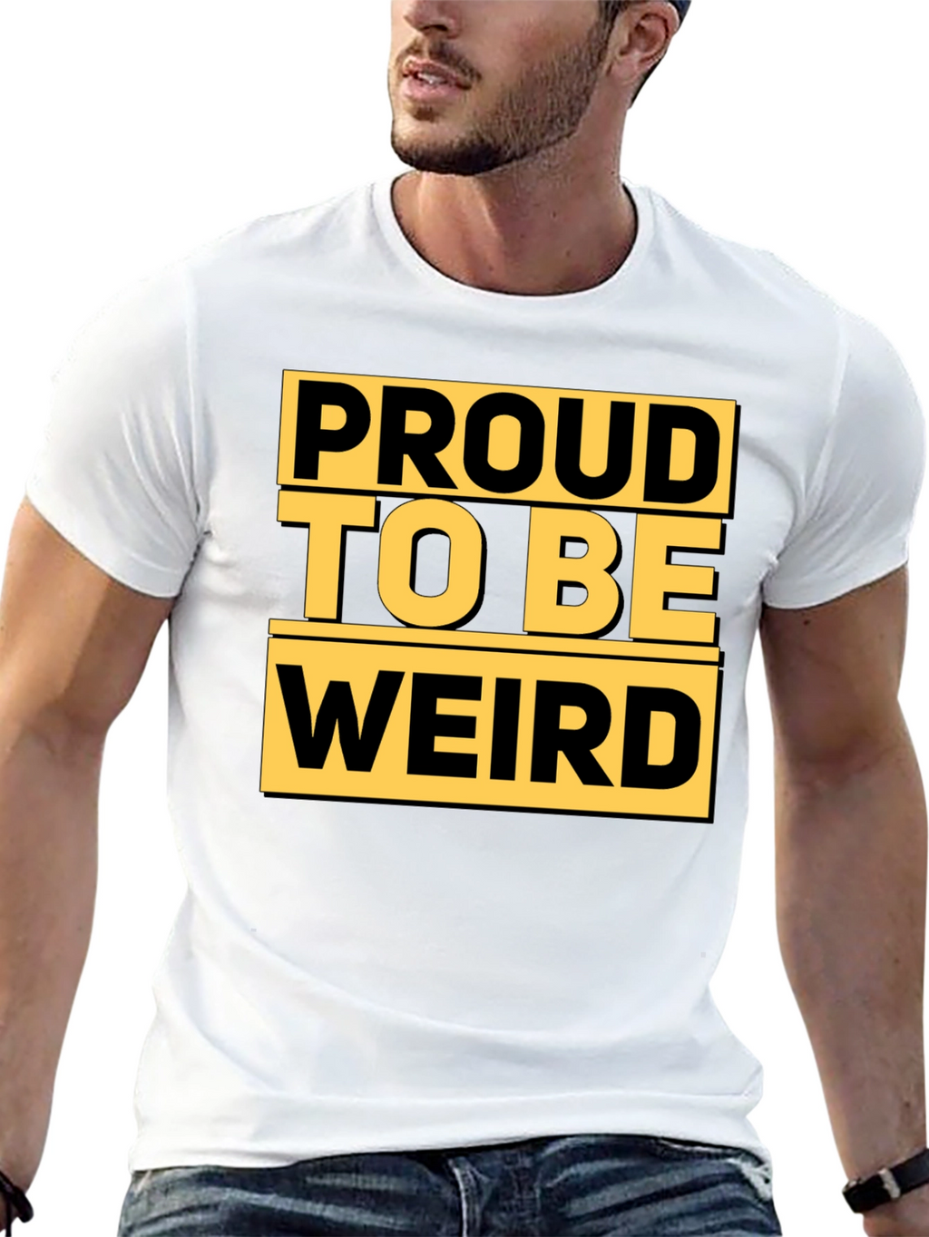 Proud to Be Weird T-Shirt - Black Graphic Tee