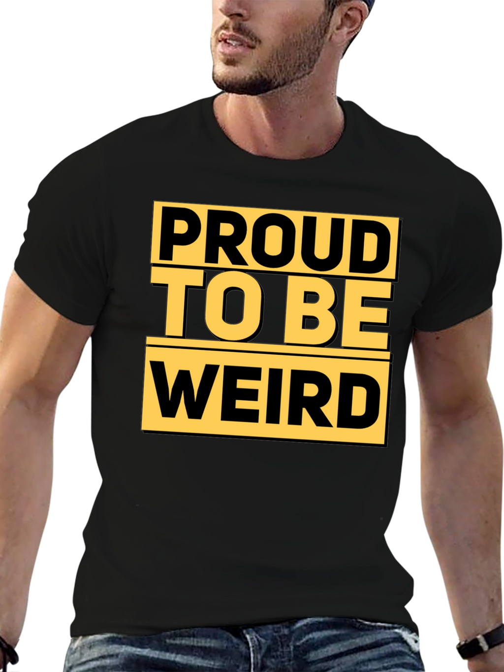 Proud to Be Weird T-Shirt - Black Graphic Tee