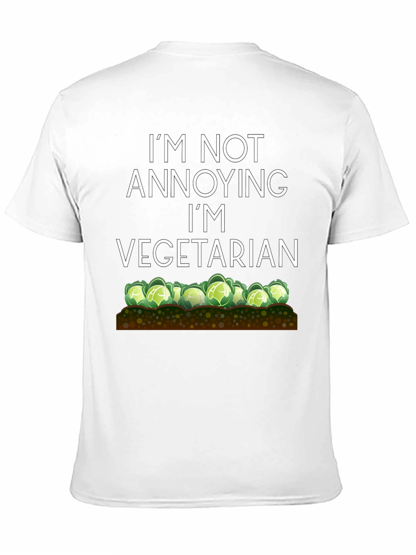 Vegetarian T-Shirt - Funny Annoying Quote Tee