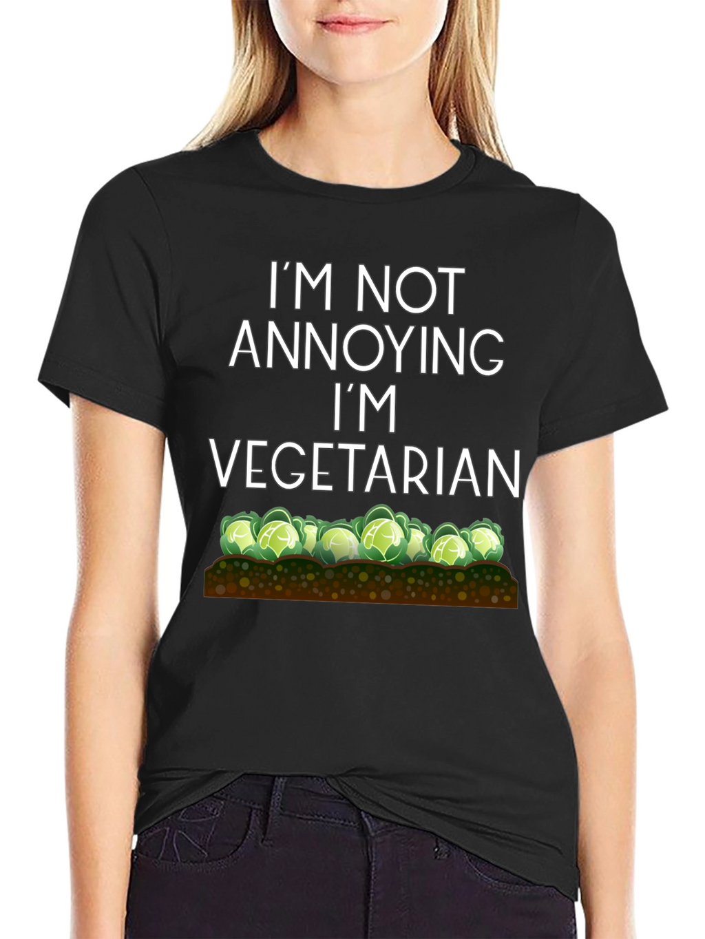 Vegetarian T-Shirt - Funny Annoying Quote Tee