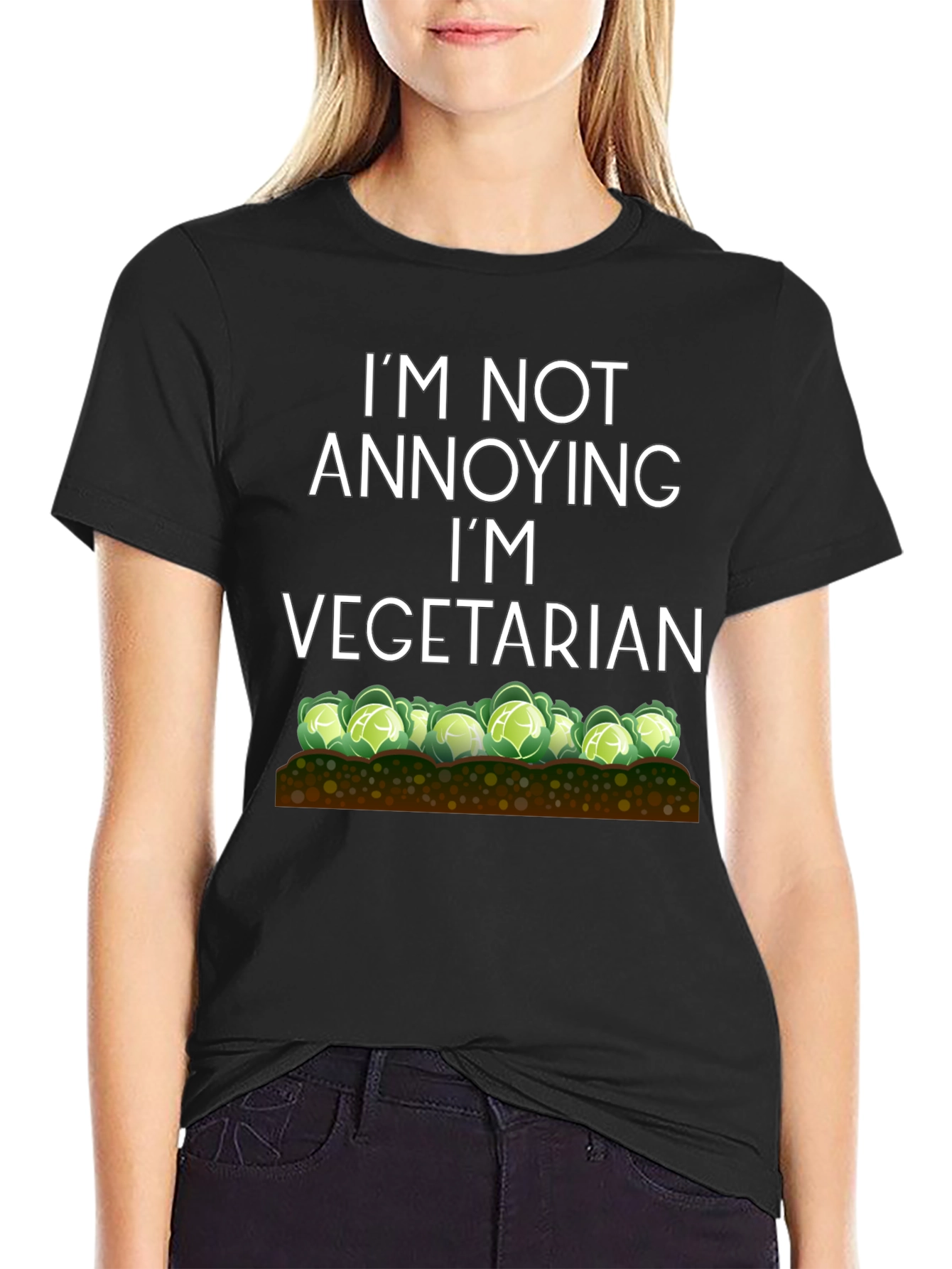 Vegetarian T-Shirt - Funny Annoying Quote Tee