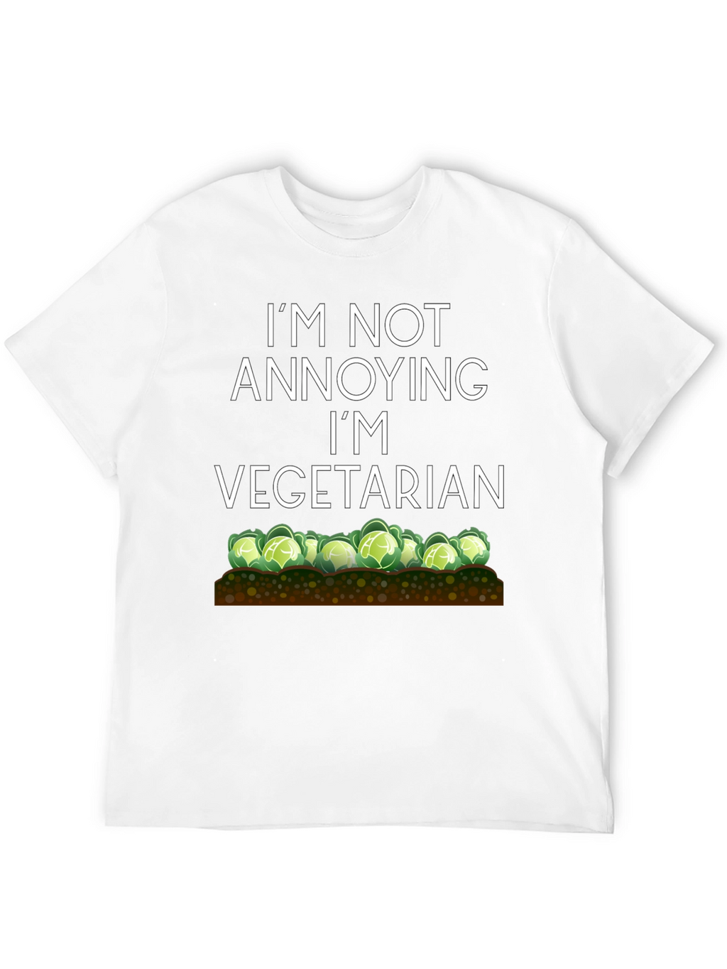 Vegetarian T-Shirt - Funny Annoying Quote Tee