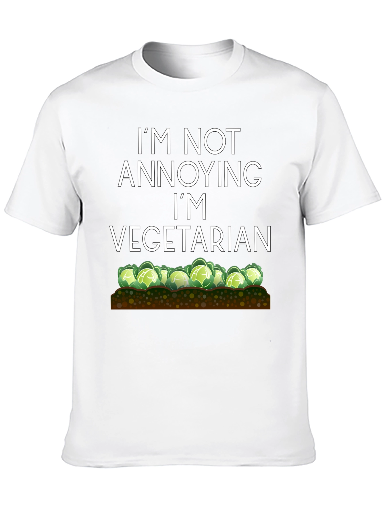 Vegetarian T-Shirt - Funny Annoying Quote Tee