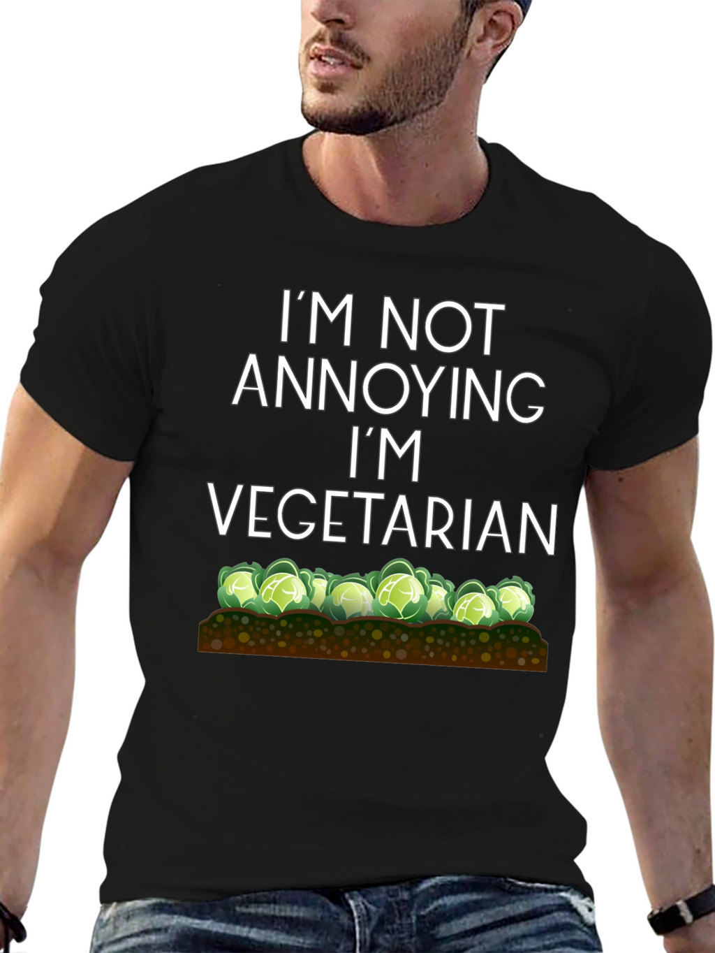 Vegetarian T-Shirt - Funny Annoying Quote Tee