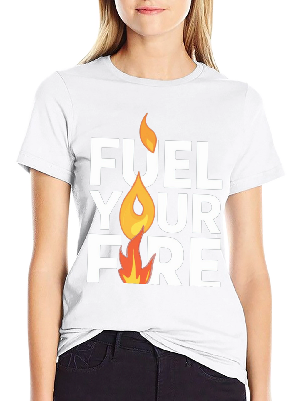 Fuel Your Fire Graphic T-Shirt - Motivation Tee