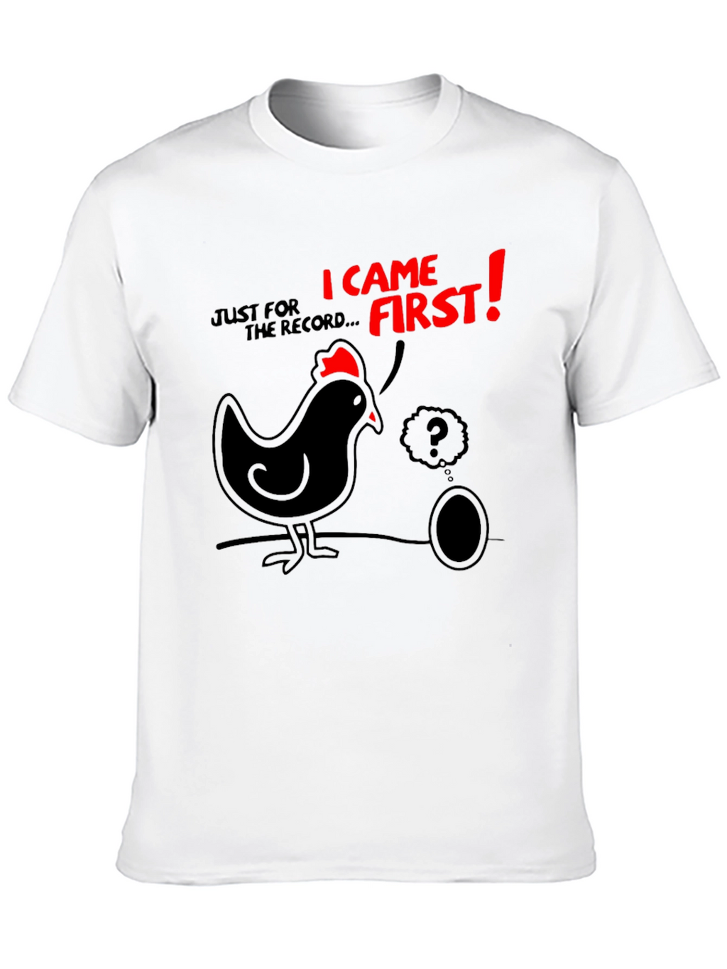 Chicken or Egg Mens Graphic Tee