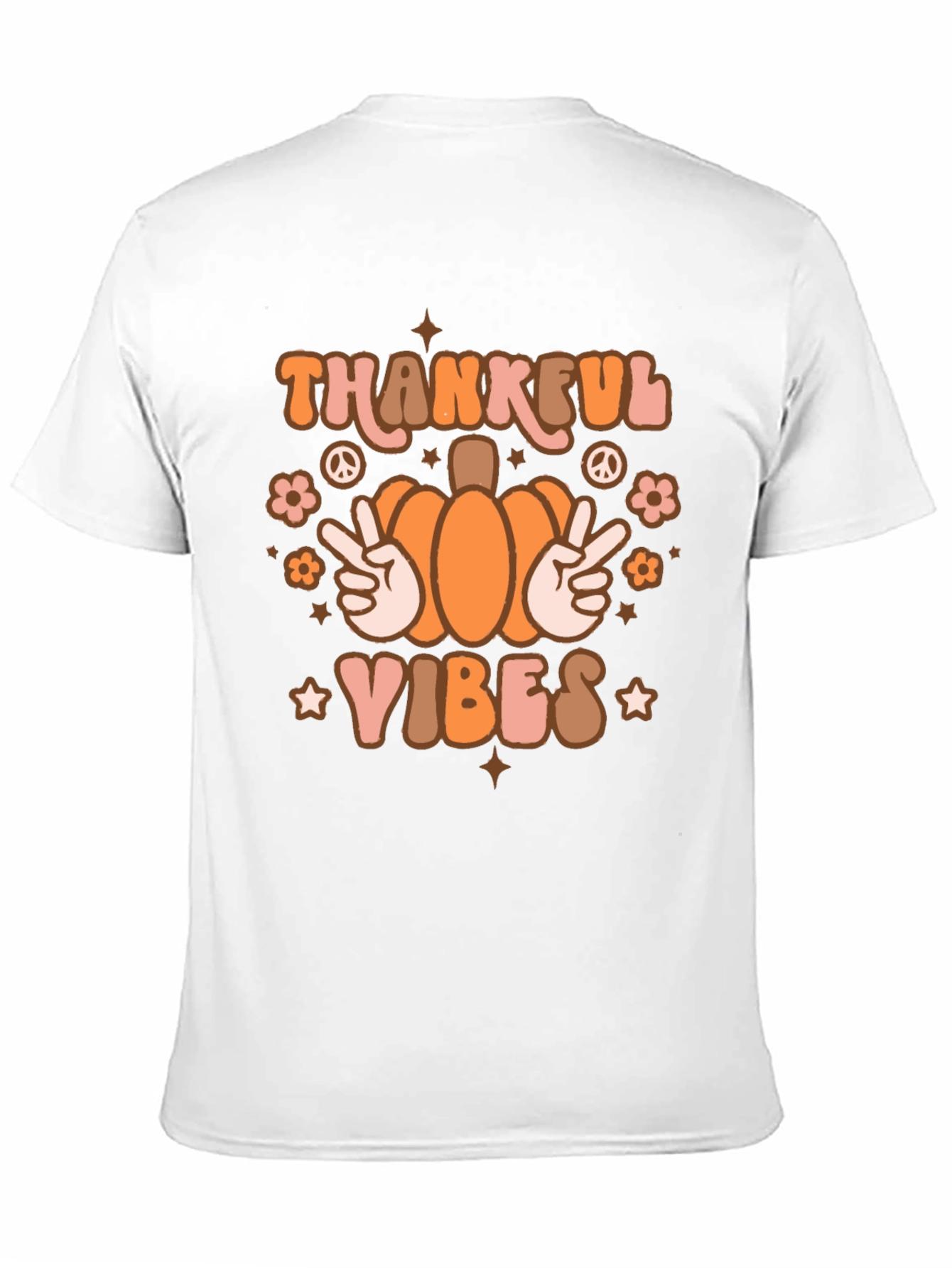 Thankful Vibes T-Shirt - Fall Thanksgiving Shirt