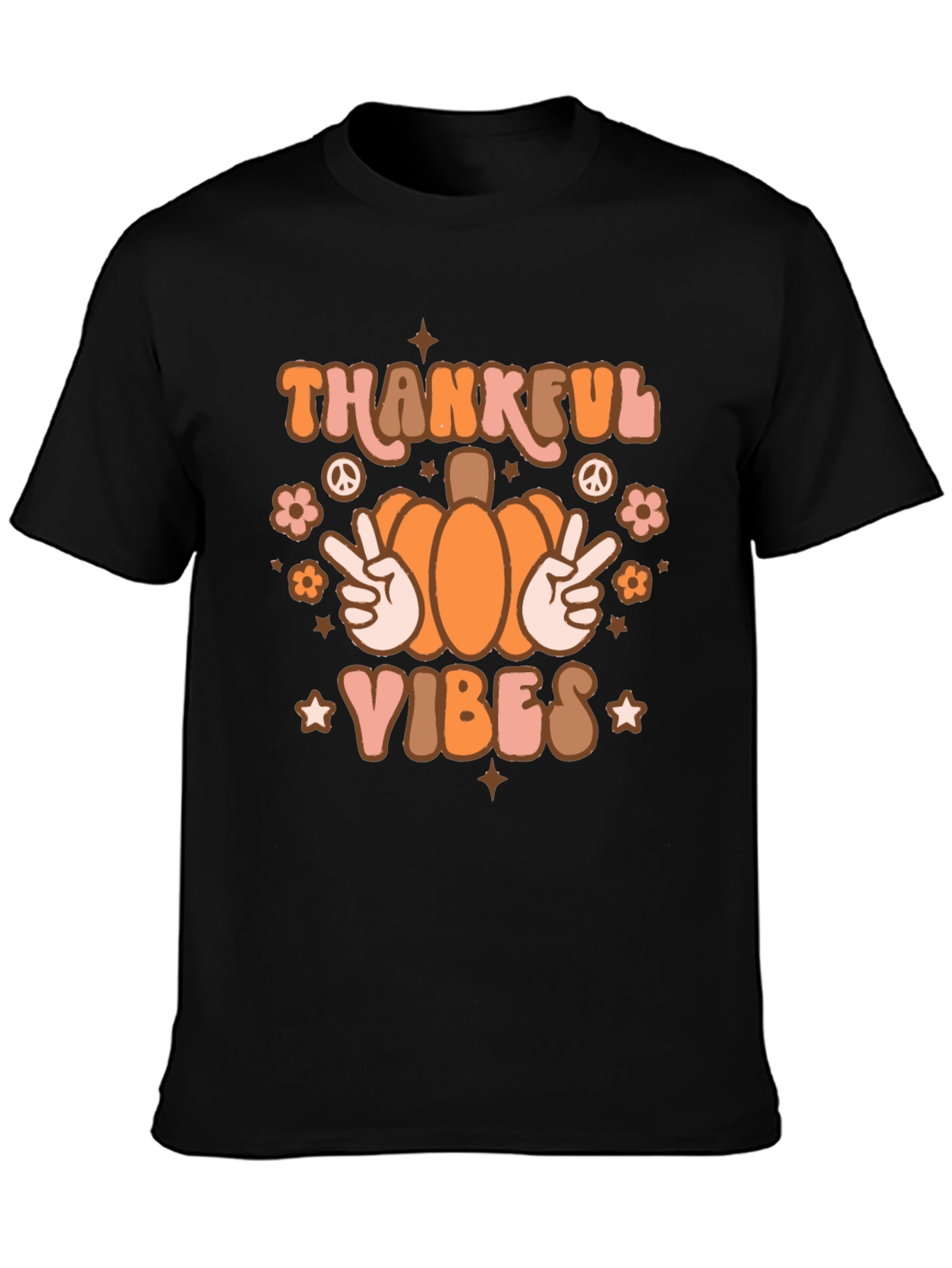 Thankful Vibes T-Shirt - Fall Thanksgiving Shirt