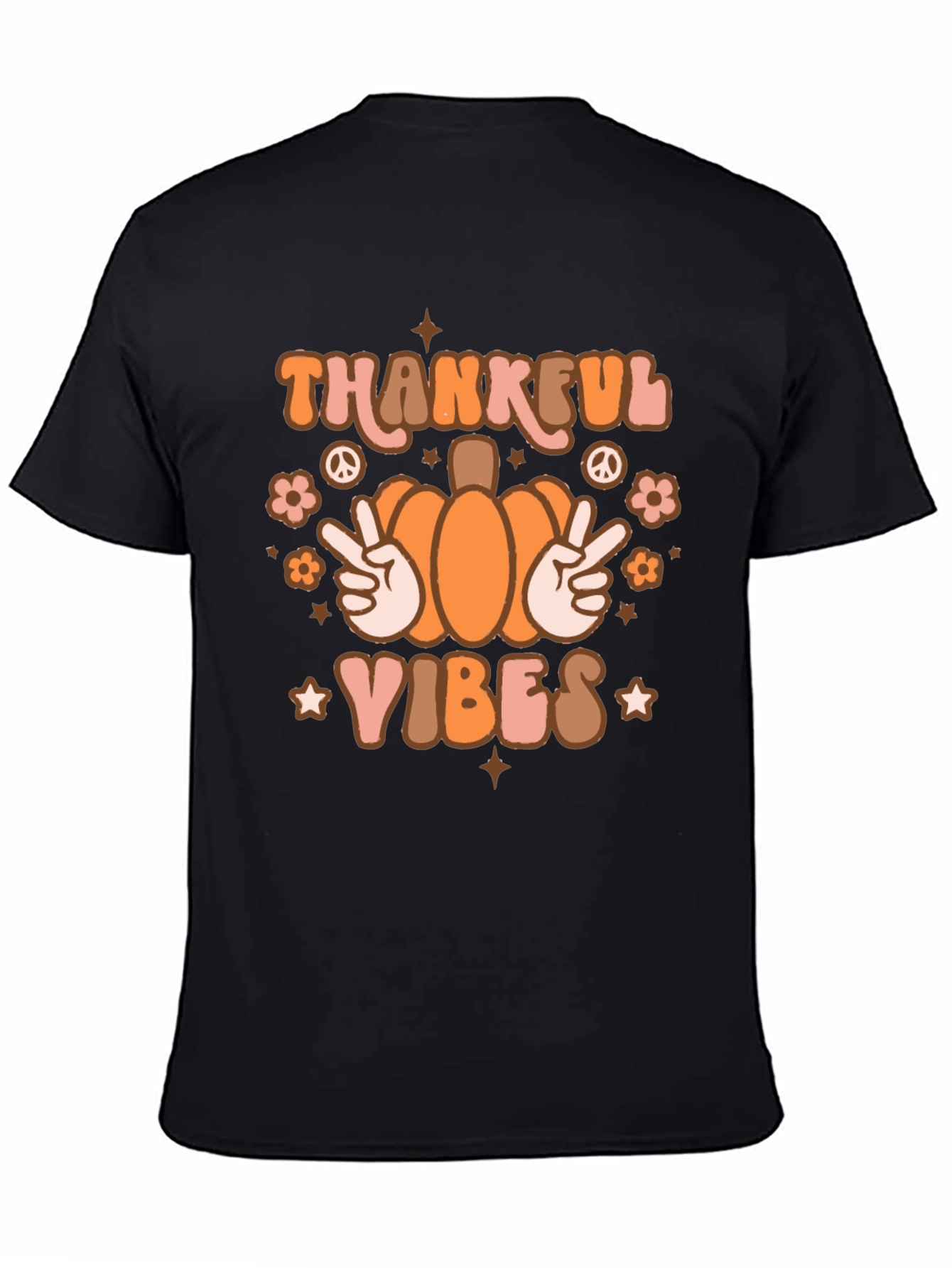 Thankful Vibes T-Shirt - Fall Thanksgiving Shirt