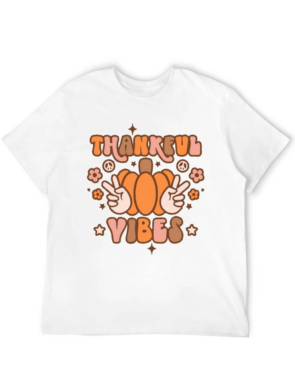 Thankful Vibes T-Shirt - Fall Thanksgiving Shirt