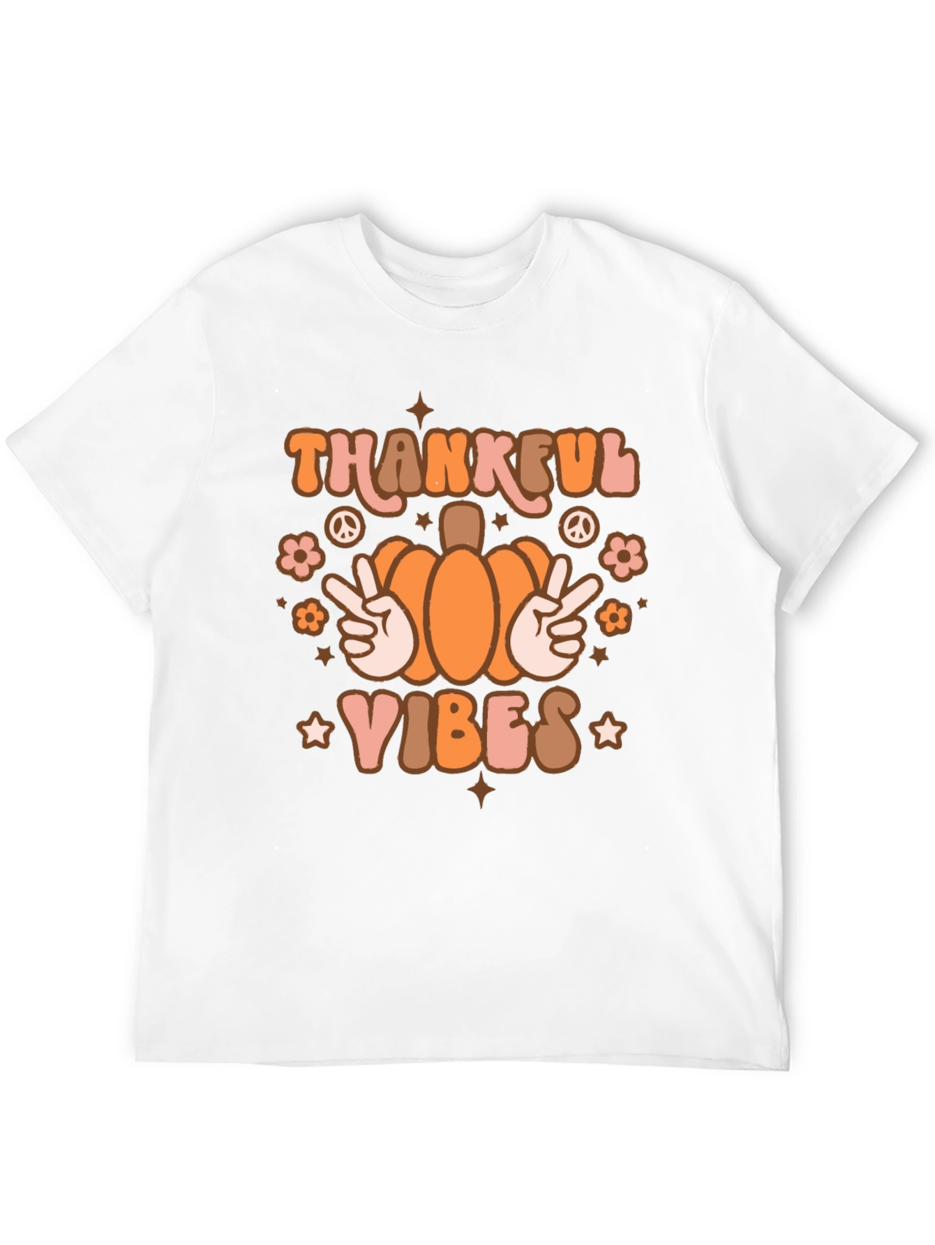 Thankful Vibes T-Shirt - Fall Thanksgiving Shirt