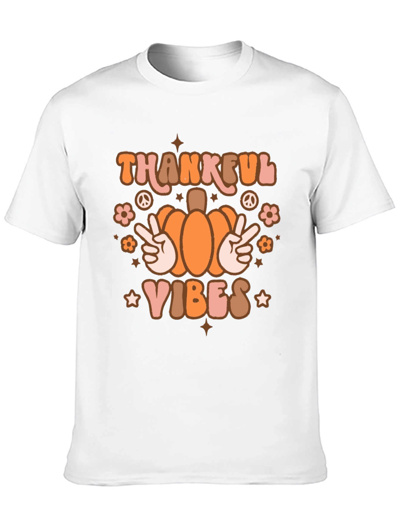 Thankful Vibes T-Shirt - Fall Thanksgiving Shirt