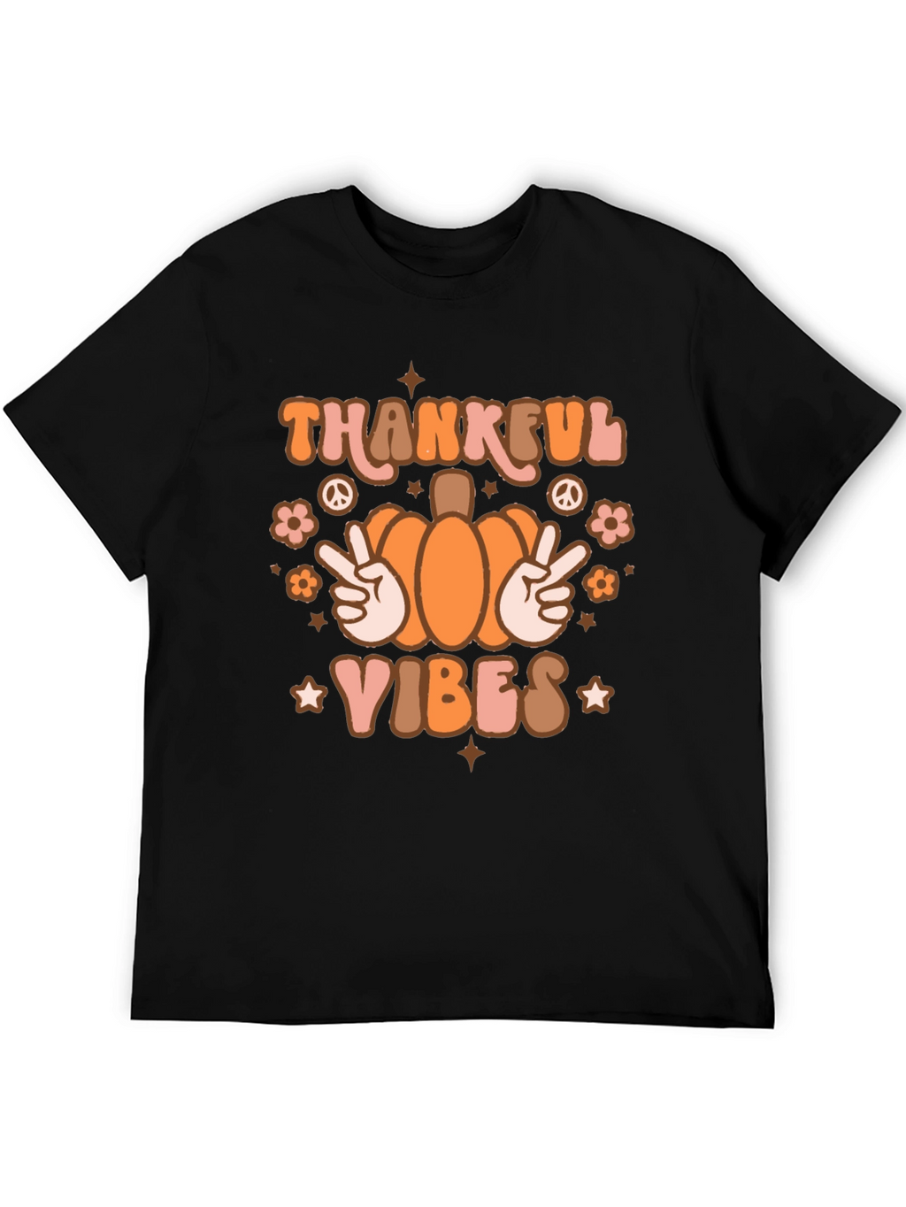 Thankful Vibes T-Shirt - Fall Thanksgiving Shirt