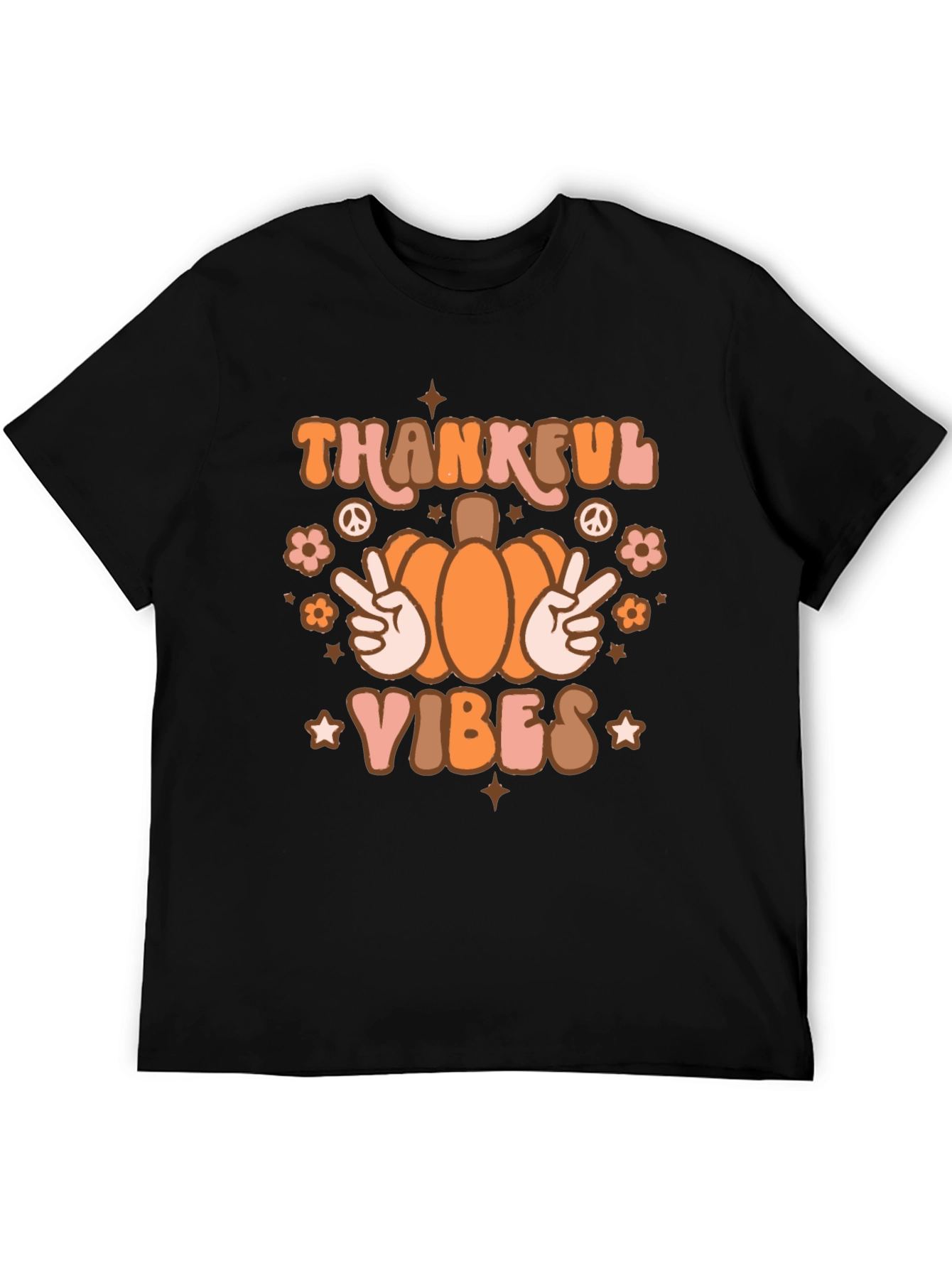 Thankful Vibes T-Shirt - Fall Thanksgiving Shirt