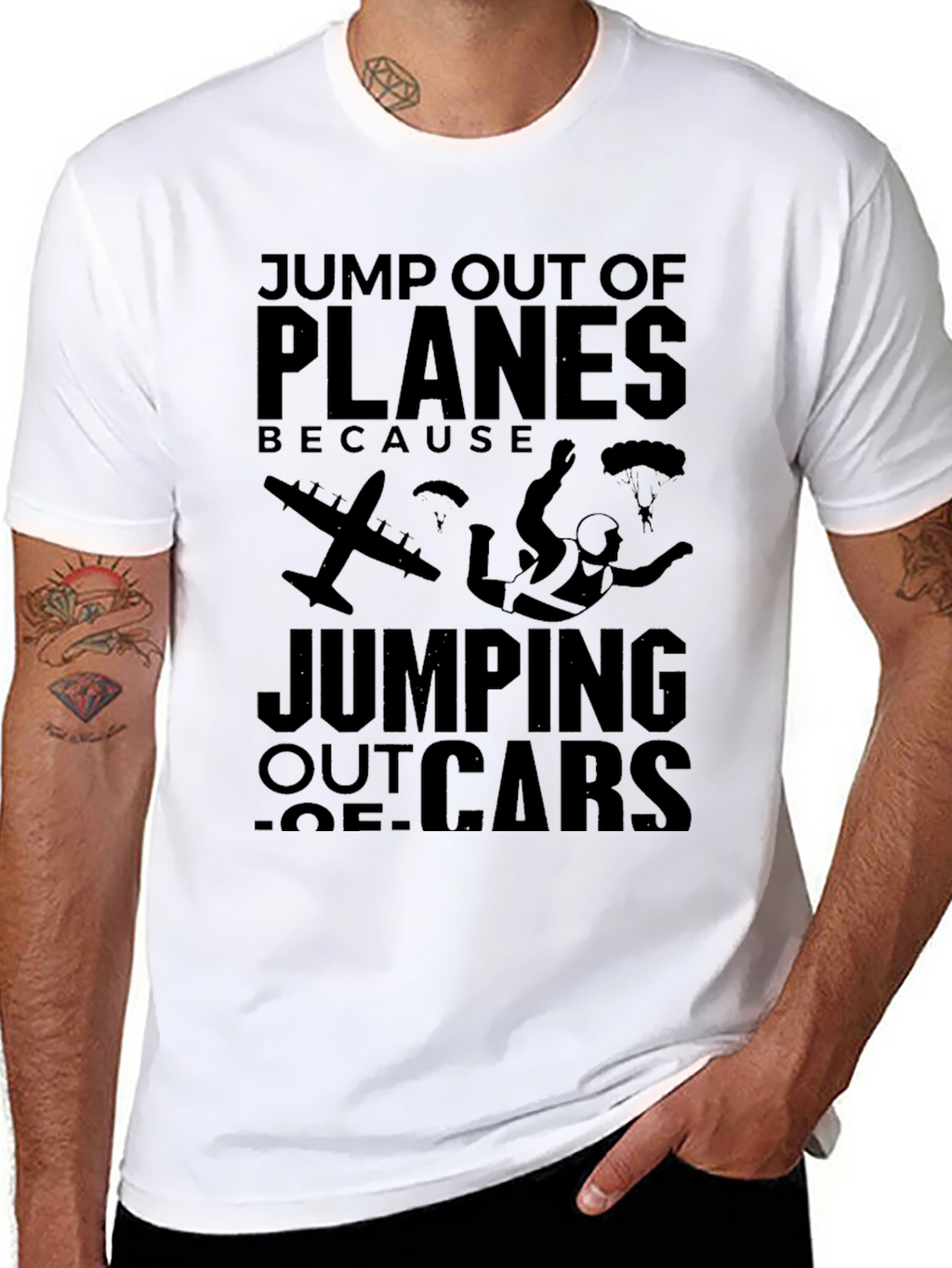 Skydiving T-Shirt - Jump Out of Planes