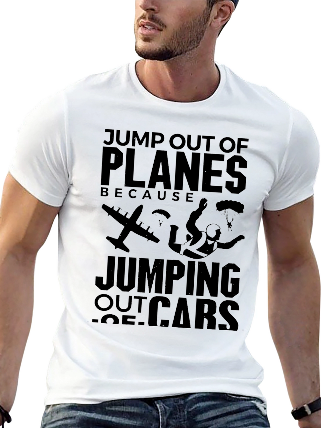 Skydiving T-Shirt - Jump Out of Planes