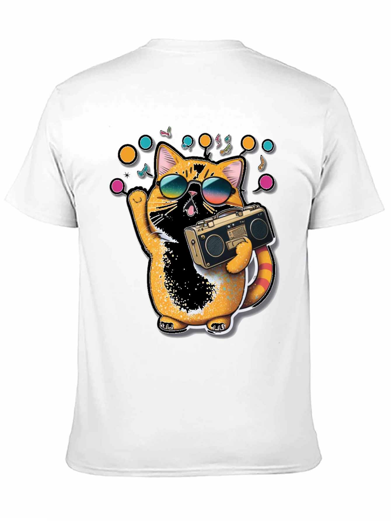 Cool Cat Boombox T-Shirt