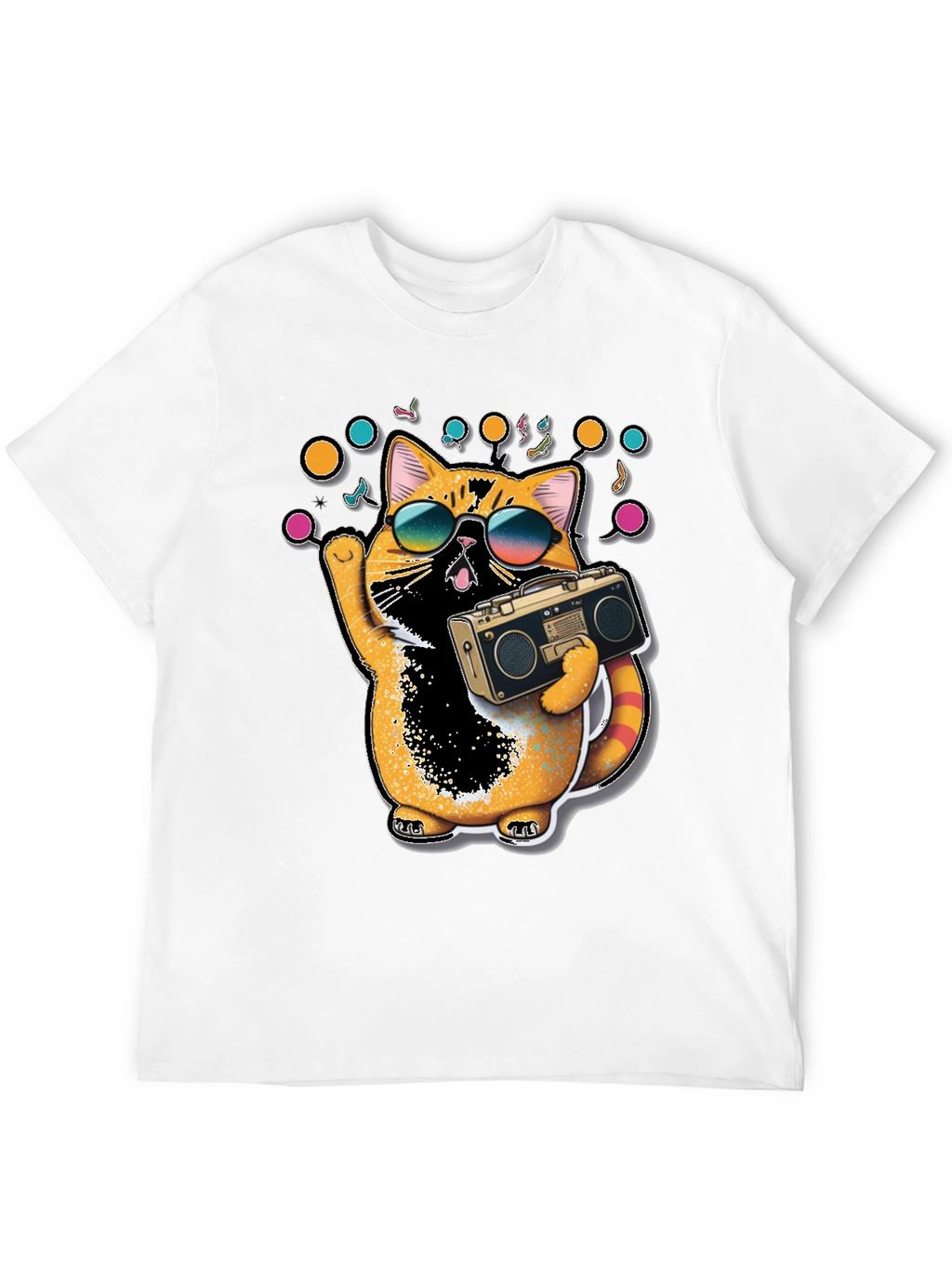 Cool Cat Boombox T-Shirt