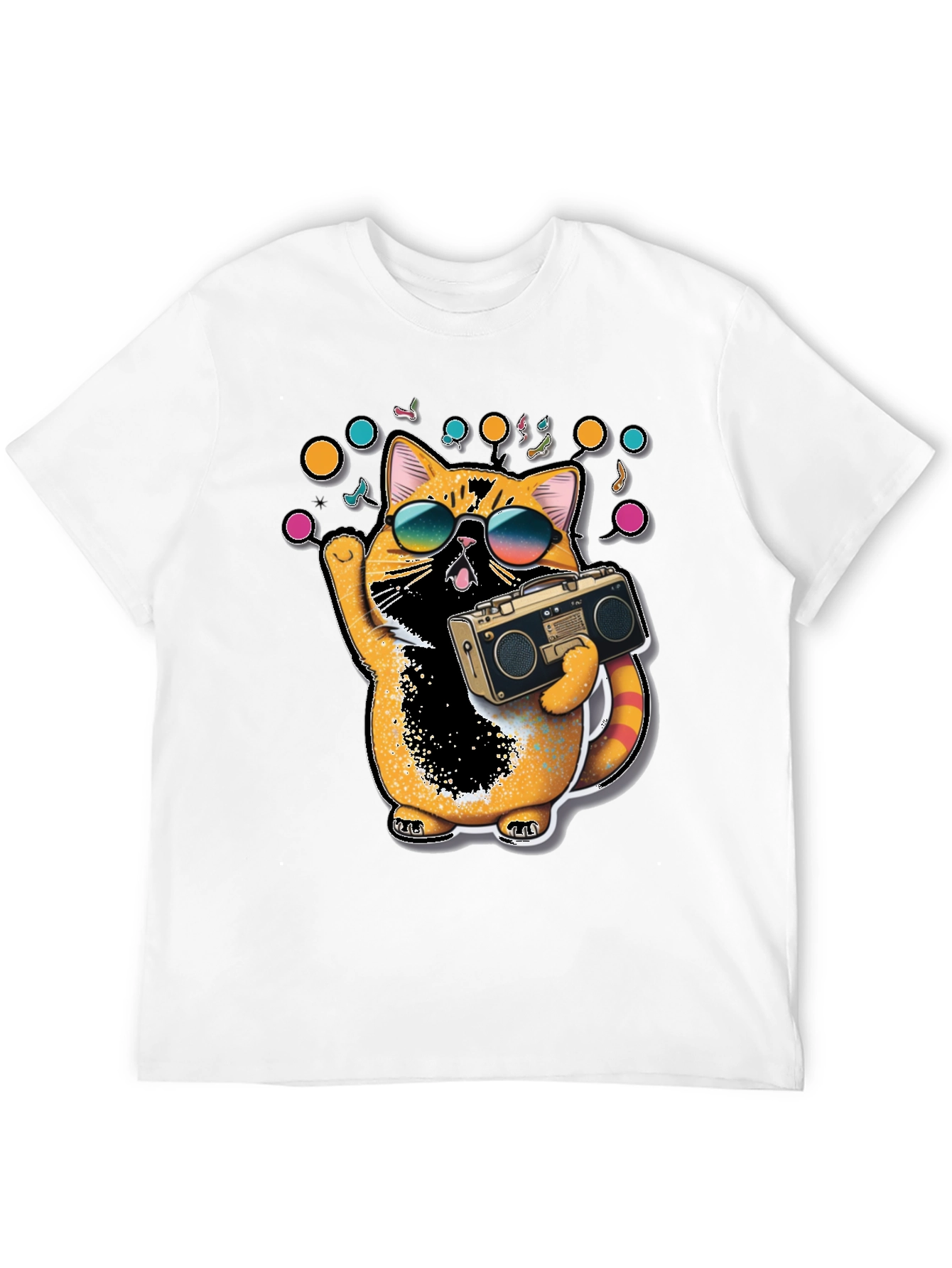 Cool Cat Boombox T-Shirt