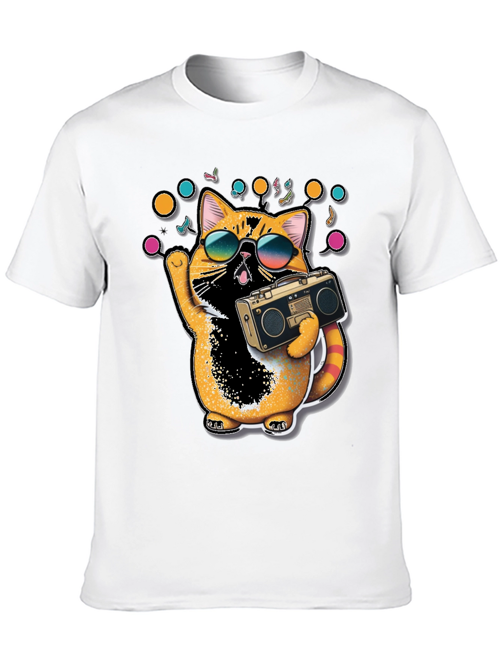 Cool Cat Boombox T-Shirt