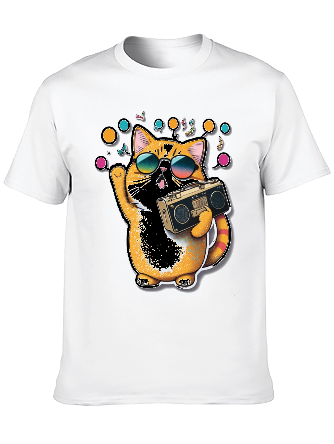 Cool Cat Boombox T-Shirt