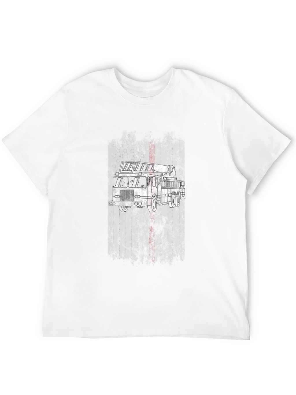 Fire Truck T-Shirt - Black