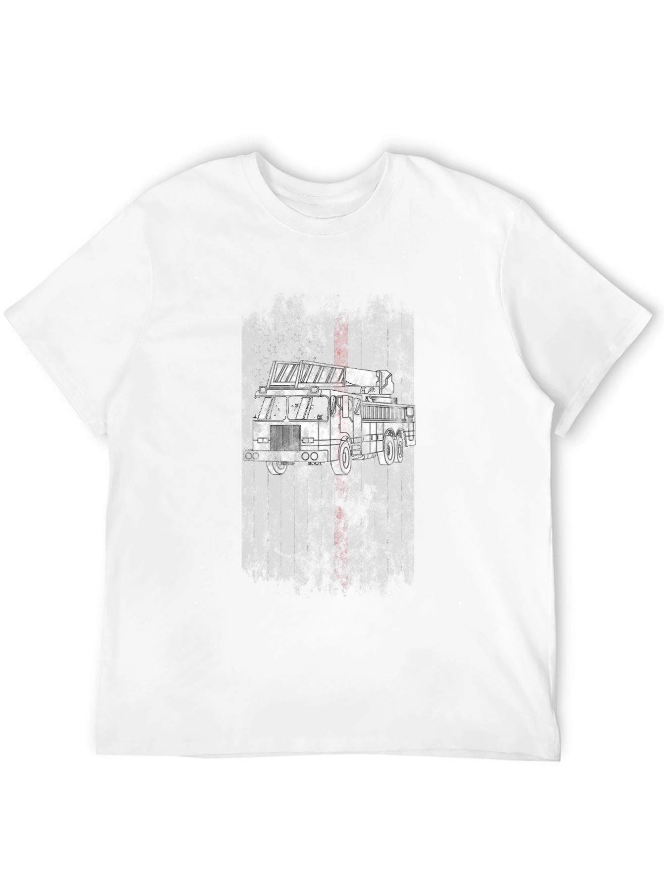 Fire Truck T-Shirt - Black