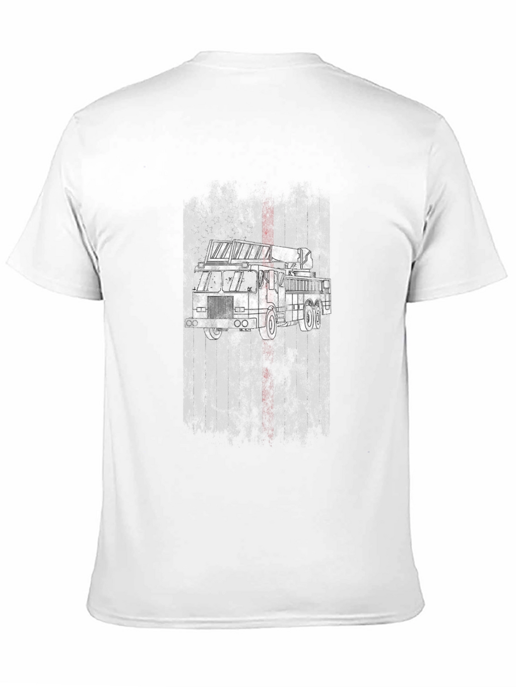 Fire Truck T-Shirt - Black