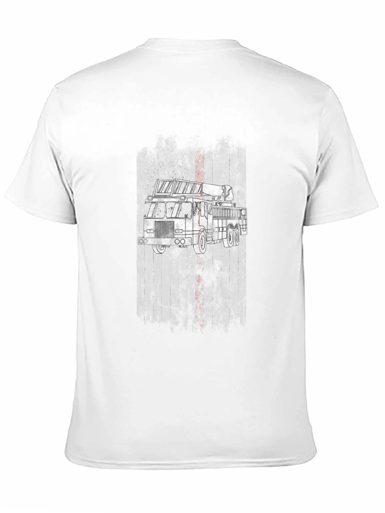 Fire Truck T-Shirt - Black