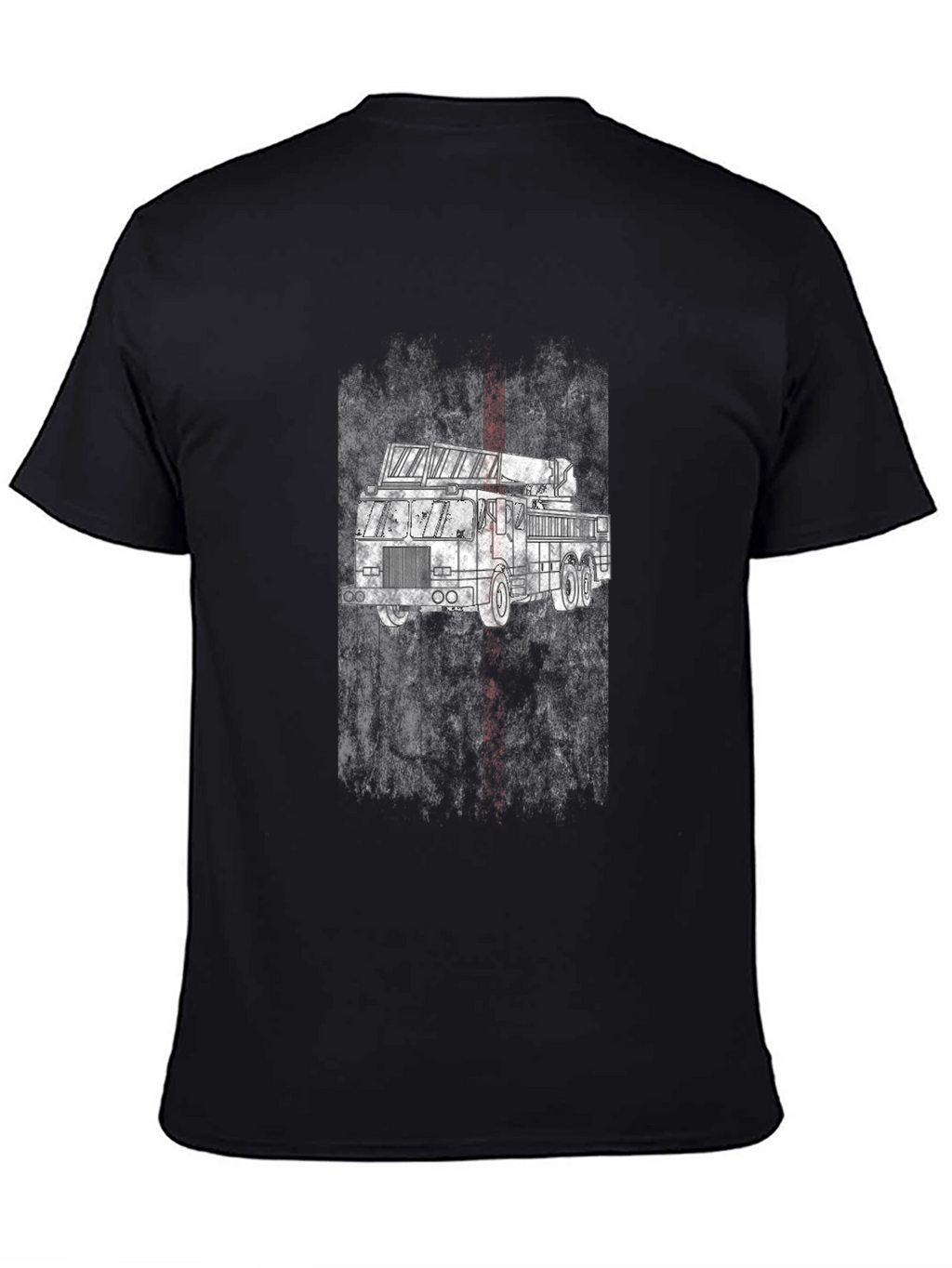 Fire Truck T-Shirt - Black