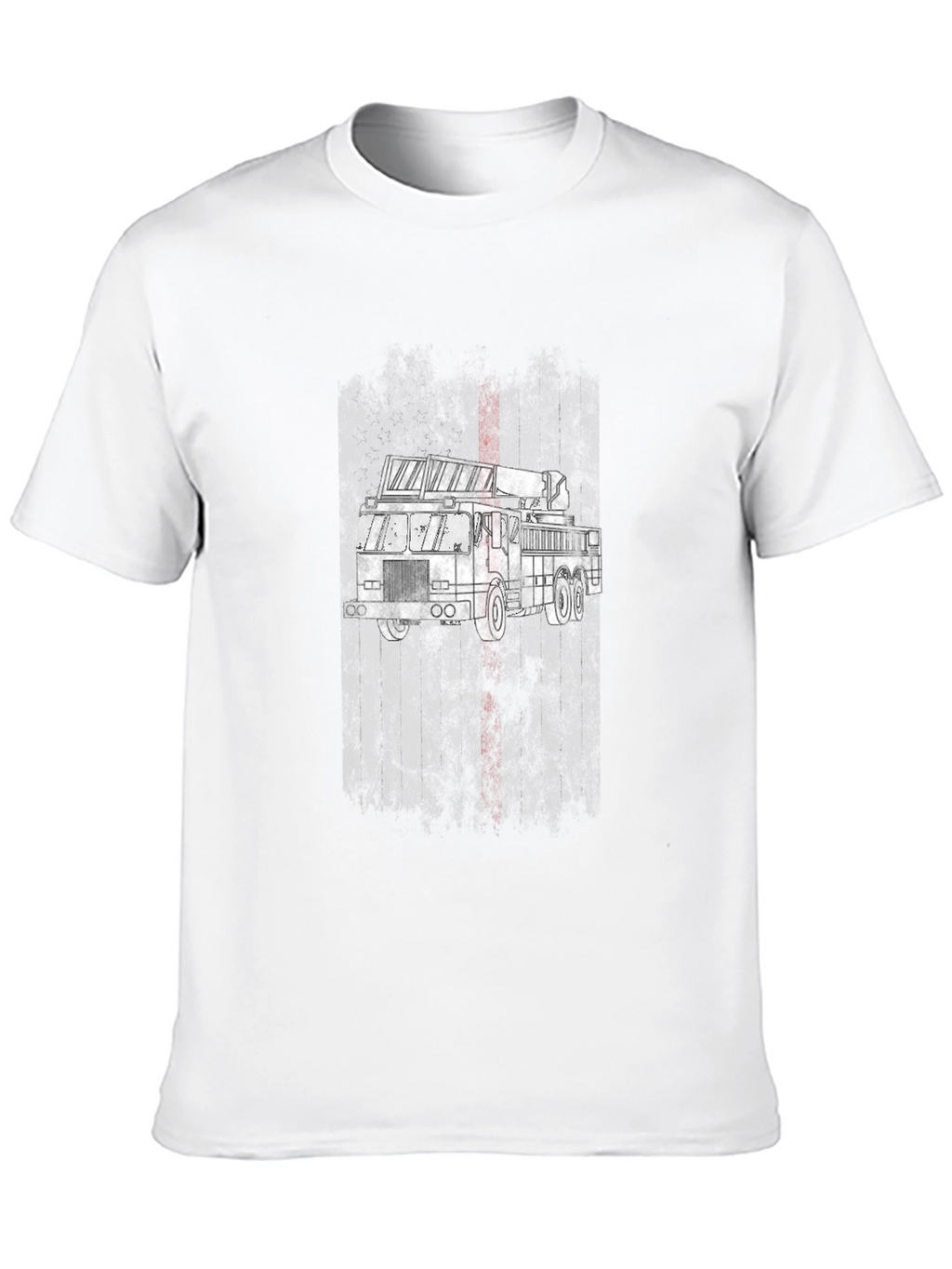Fire Truck T-Shirt - Black
