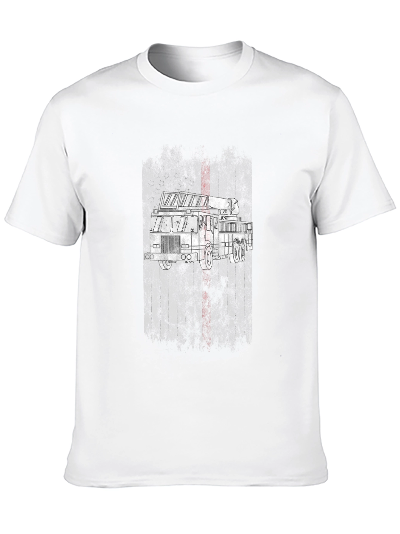 Fire Truck T-Shirt - Black