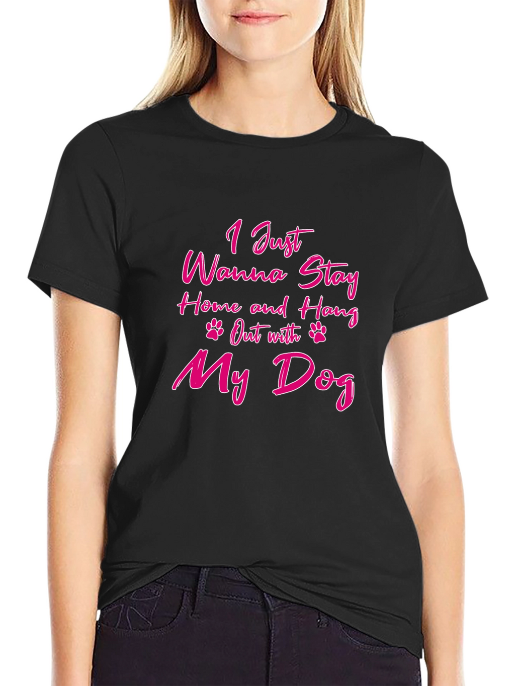 Stay Home & Hang Out With My Dog T-Shirt
