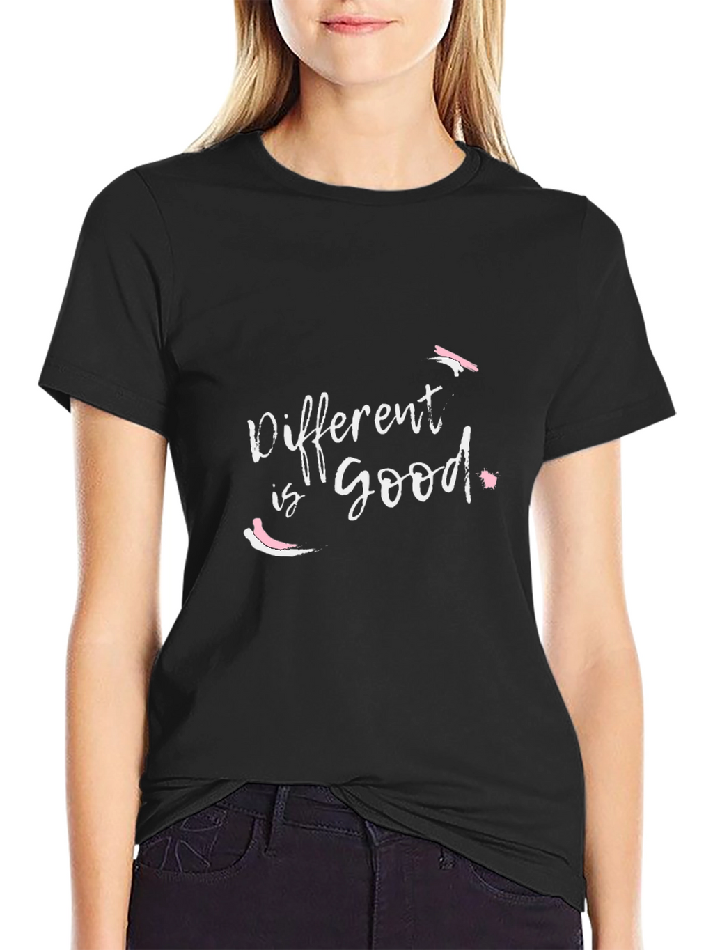 Different is Good Black T-Shirt