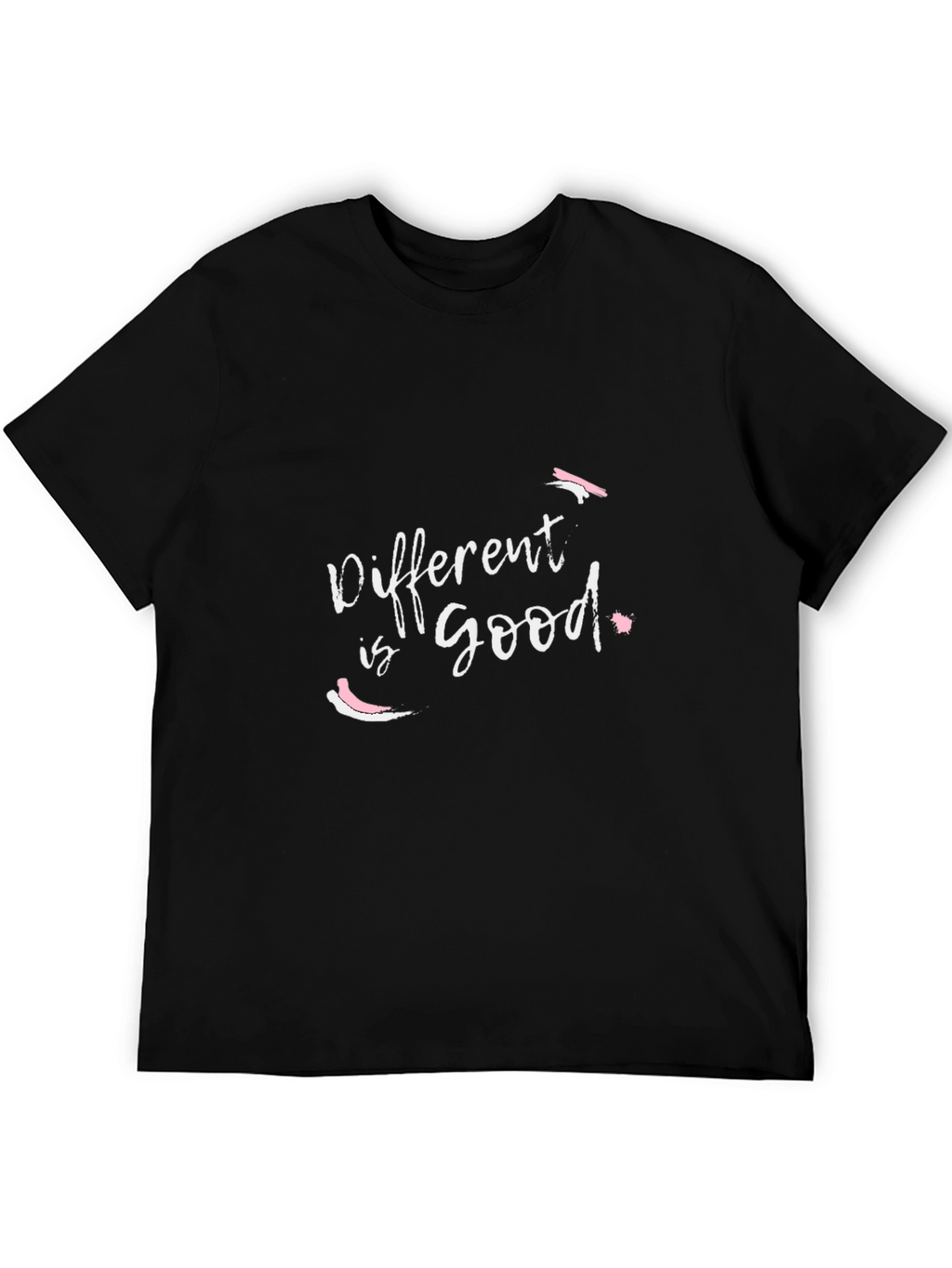 Different is Good Black T-Shirt