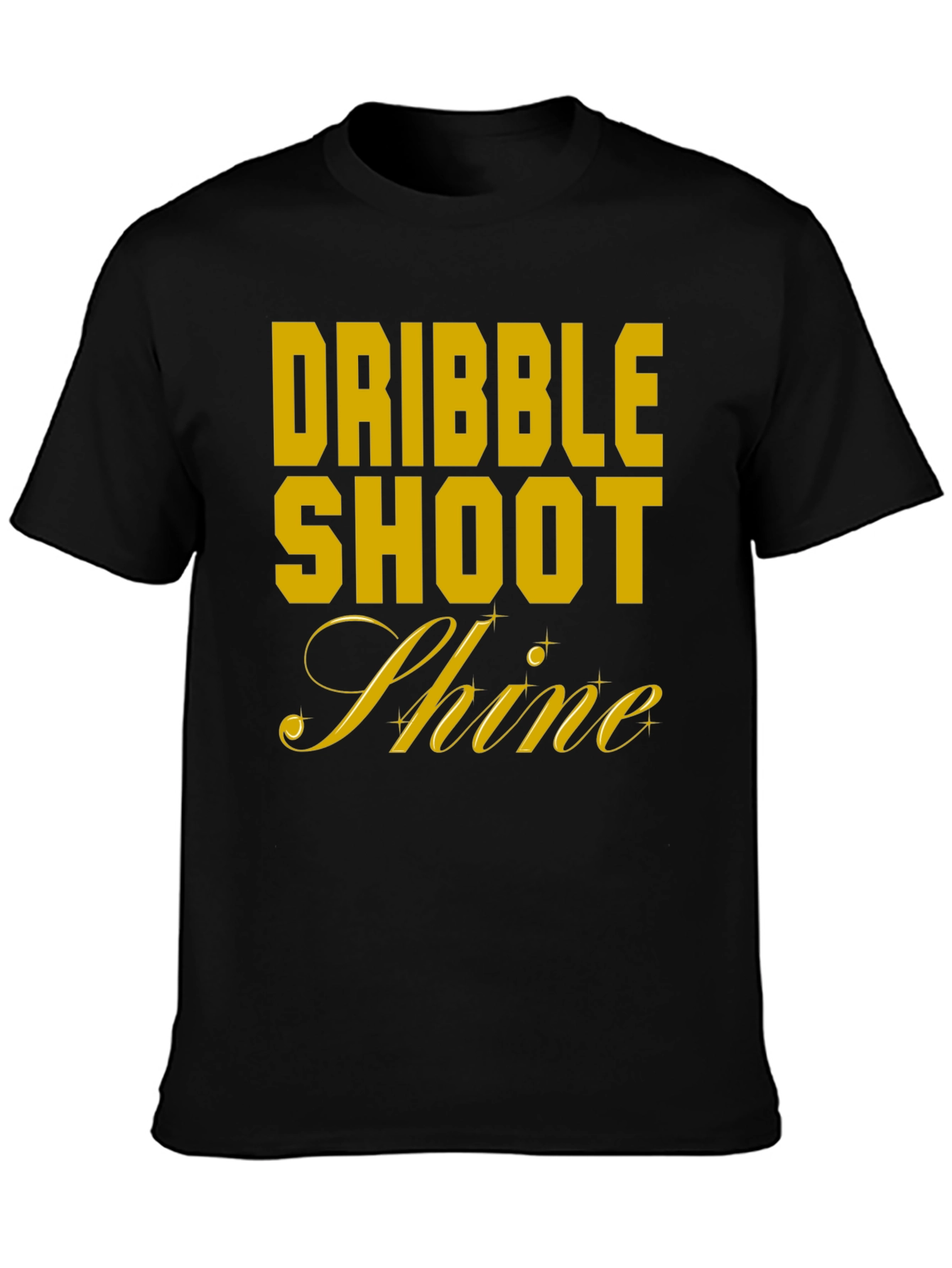 Dribble Shoot Shine Mens T-Shirt