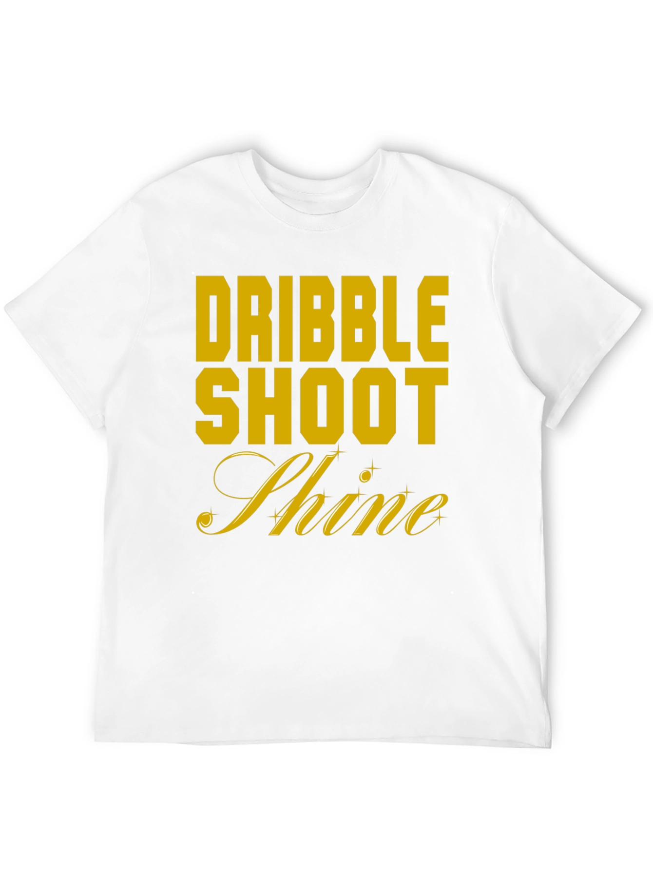 Dribble Shoot Shine Mens T-Shirt