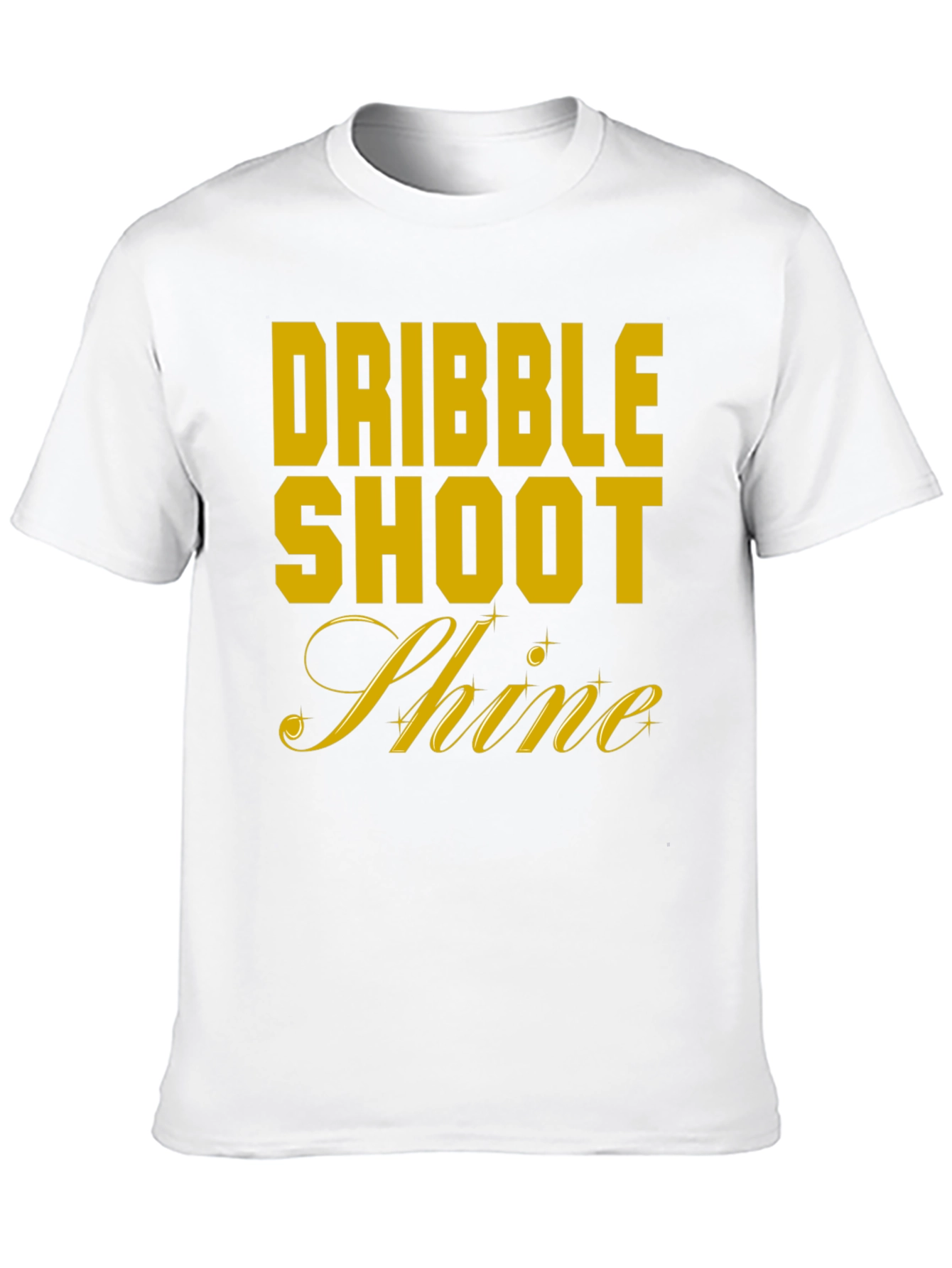 Dribble Shoot Shine Mens T-Shirt