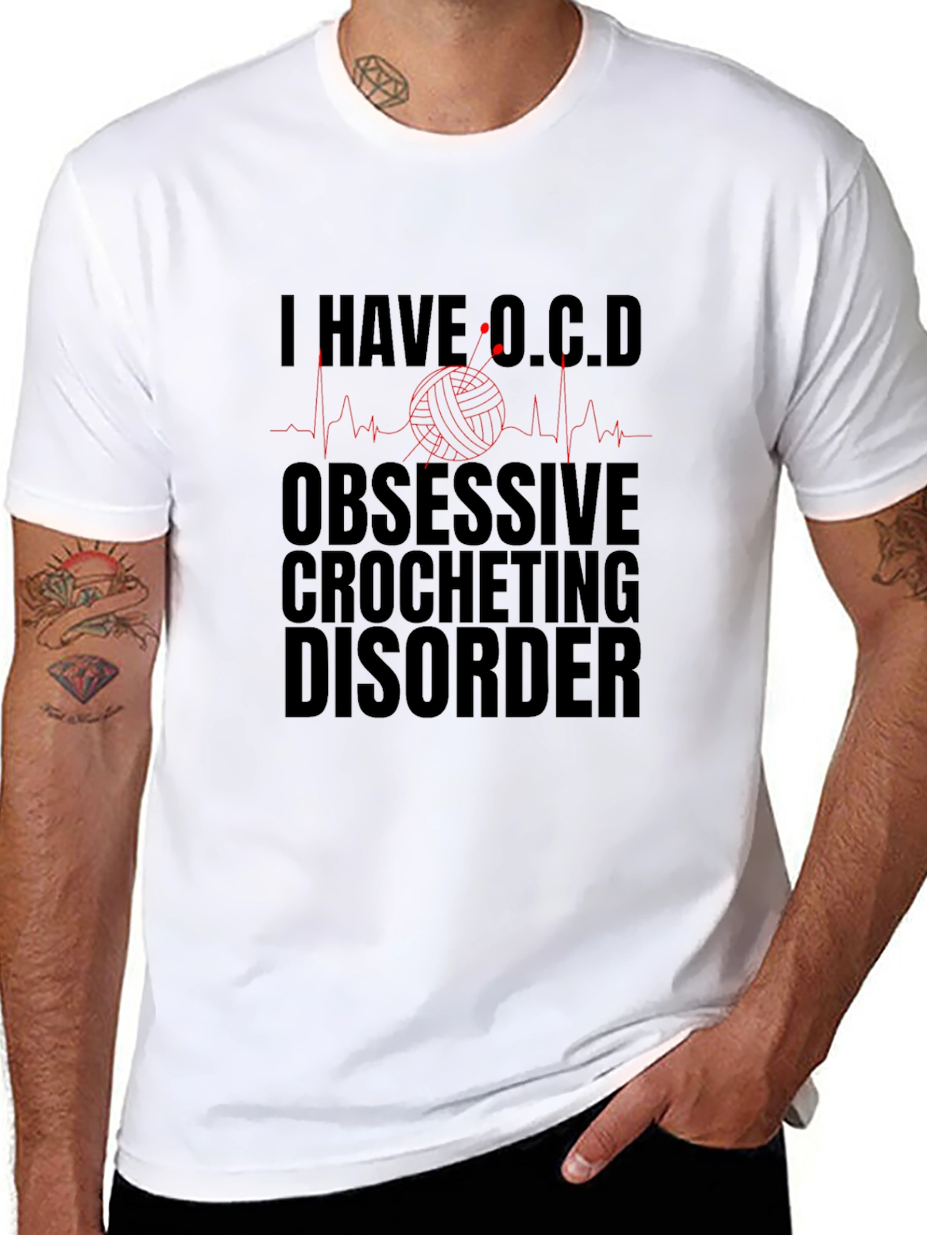 I Have OCD Obsessive Crocheting Disorder T-Shirt