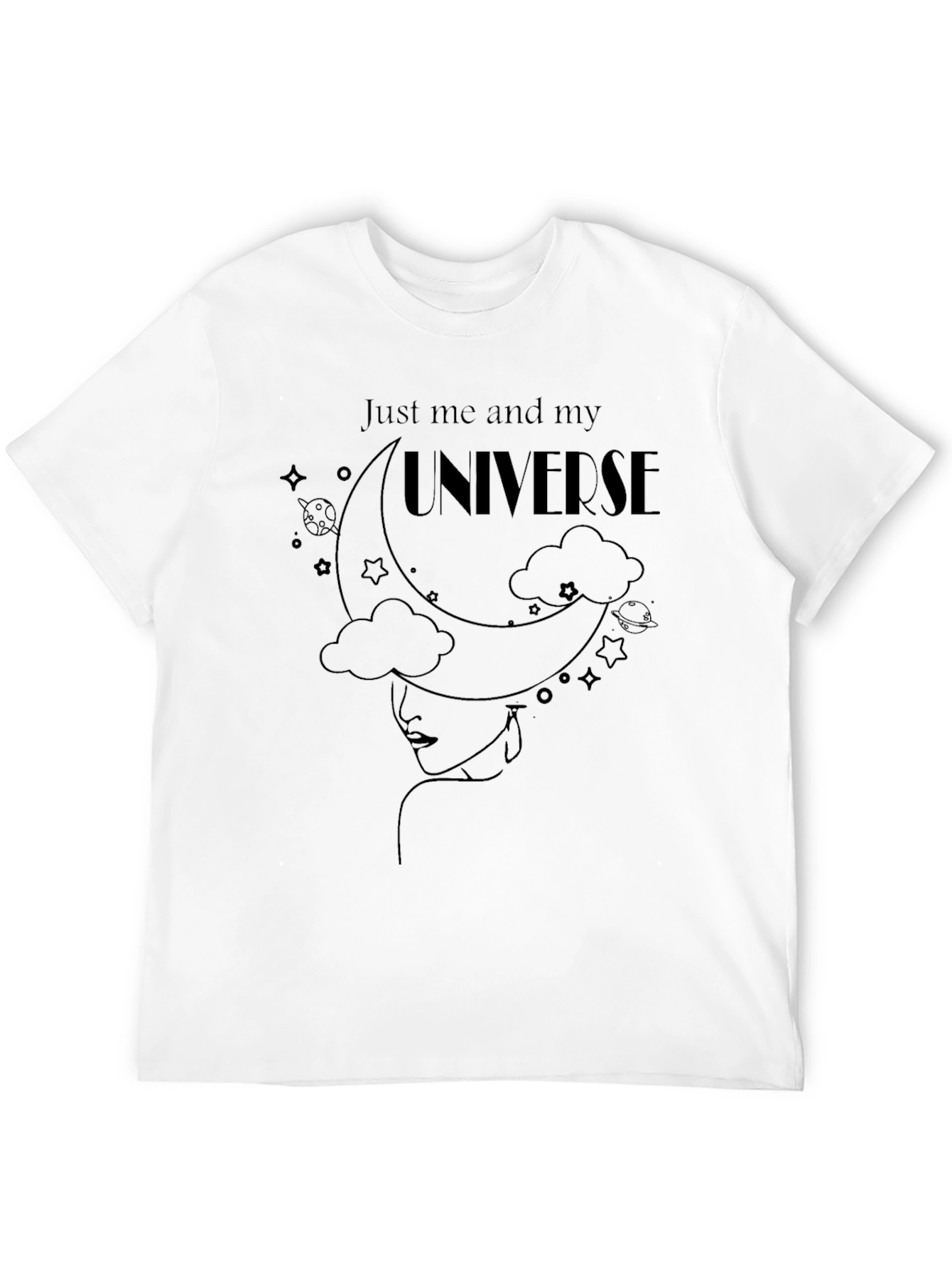 Universe Graphic Print T-Shirt - Unique Design