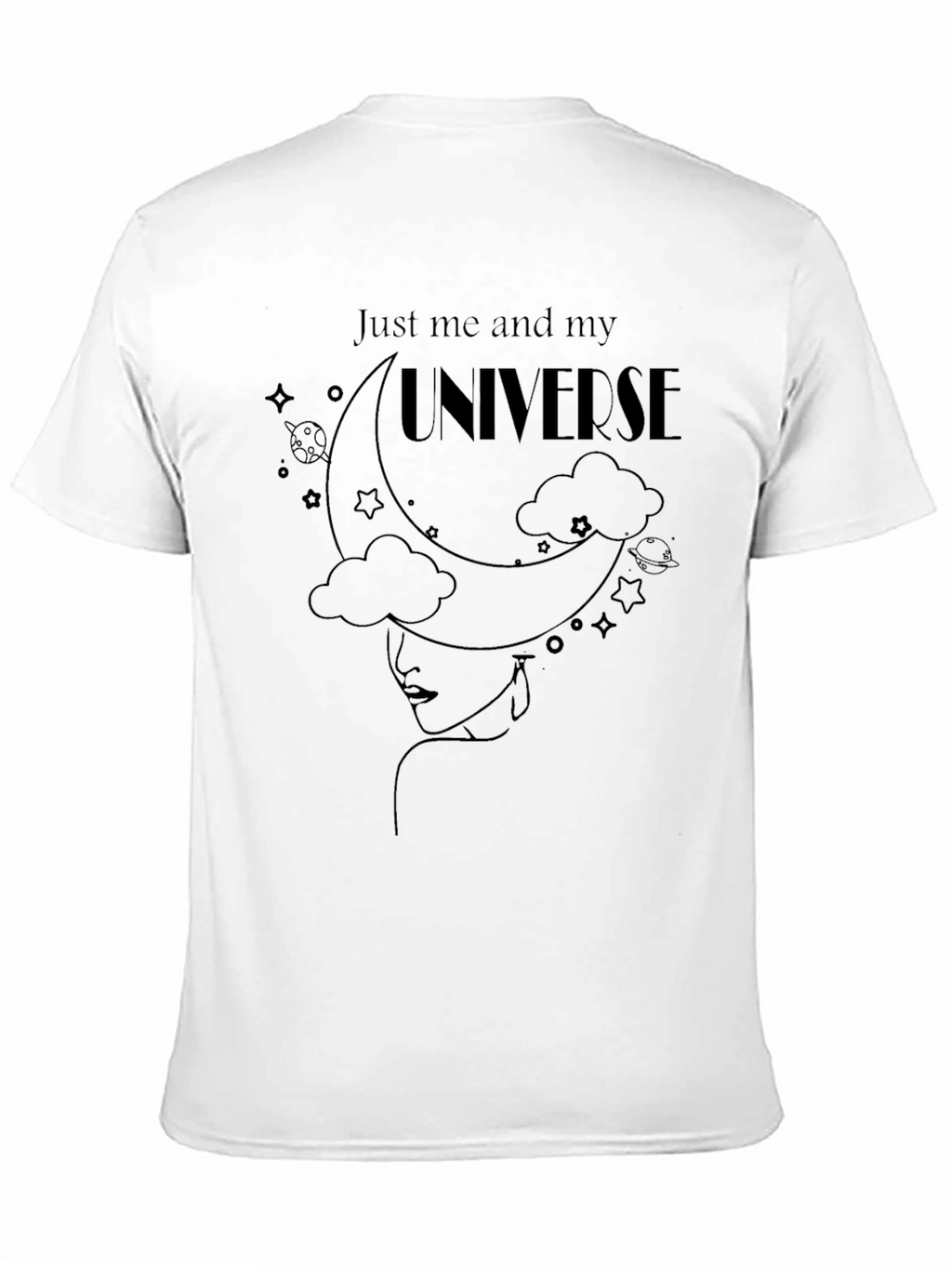 Universe Graphic Print T-Shirt - Unique Design