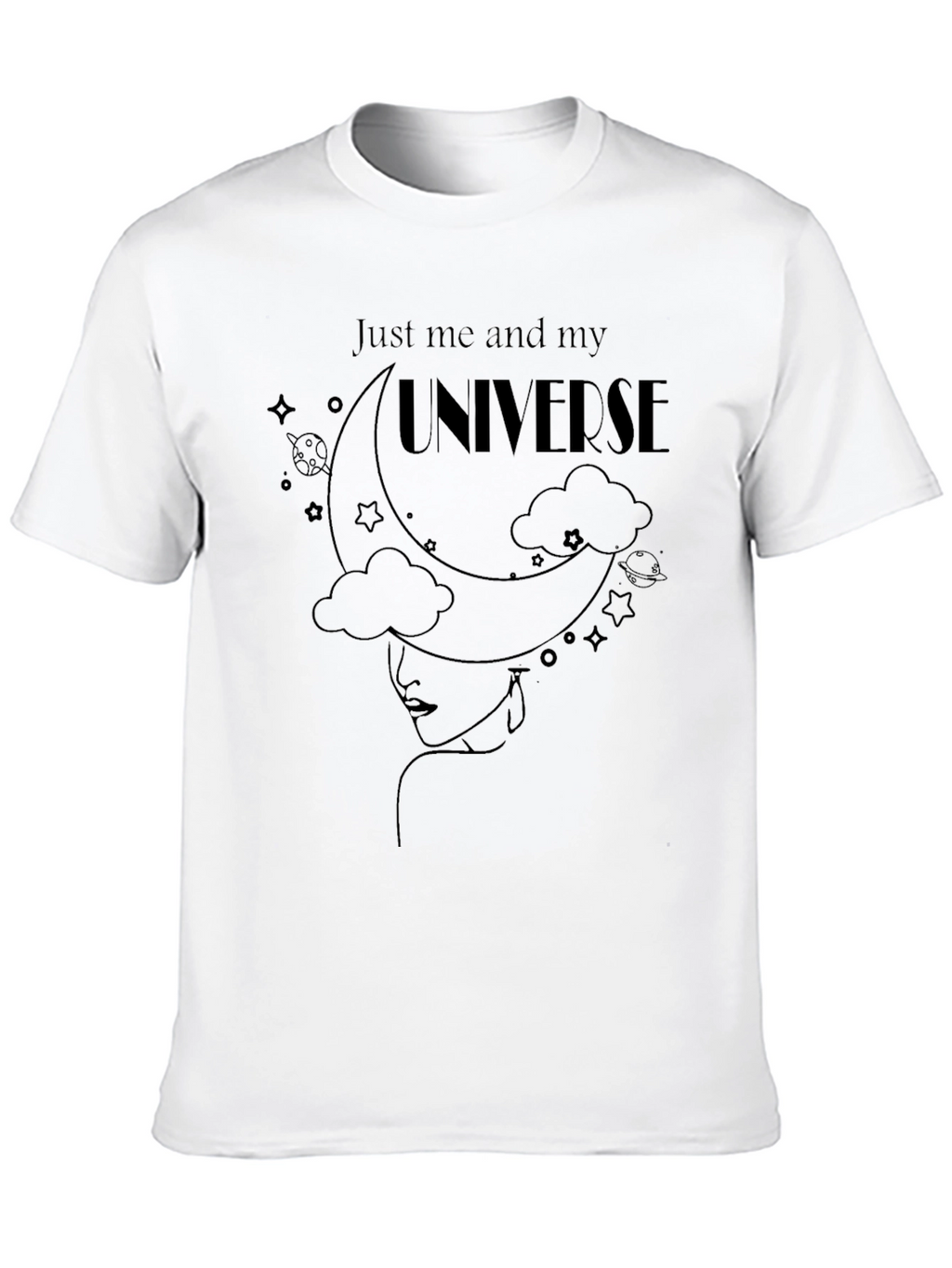 Universe Graphic Print T-Shirt - Unique Design
